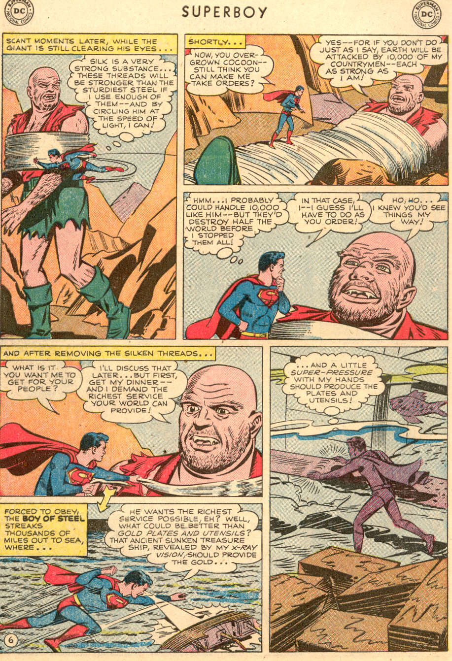 Read online Superboy (1949) comic -  Issue #21 - 7