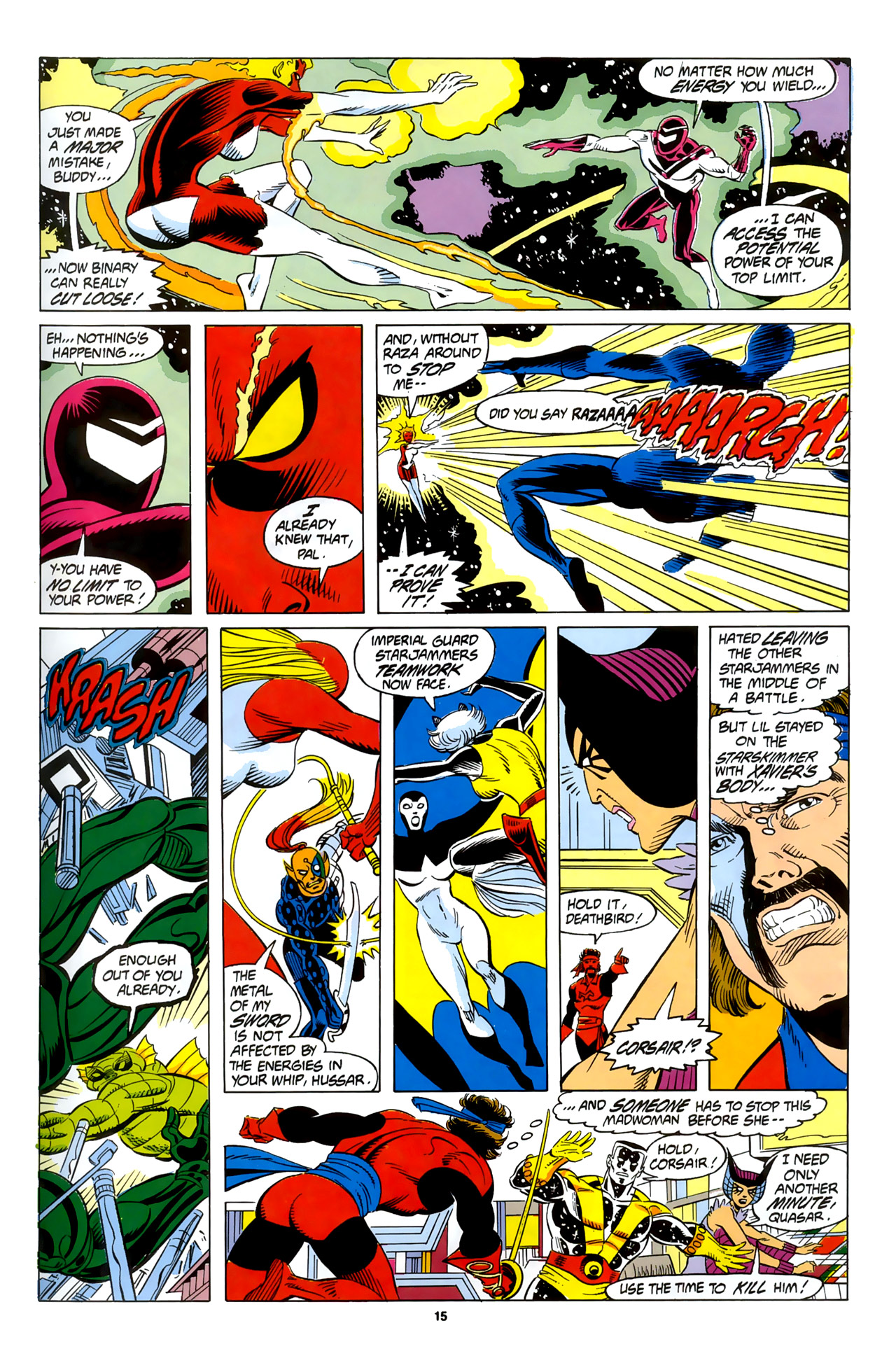 Read online X-Men Spotlight On...Starjammers comic -  Issue #2 - 17
