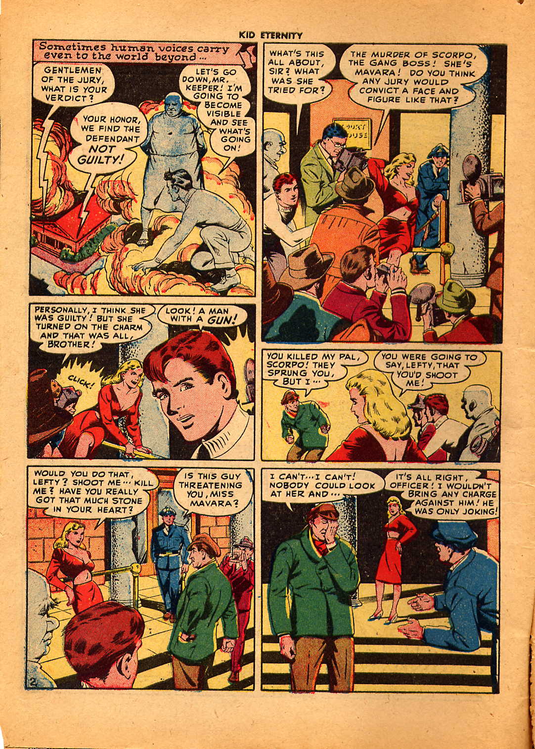 Read online Kid Eternity (1946) comic -  Issue #6 - 4