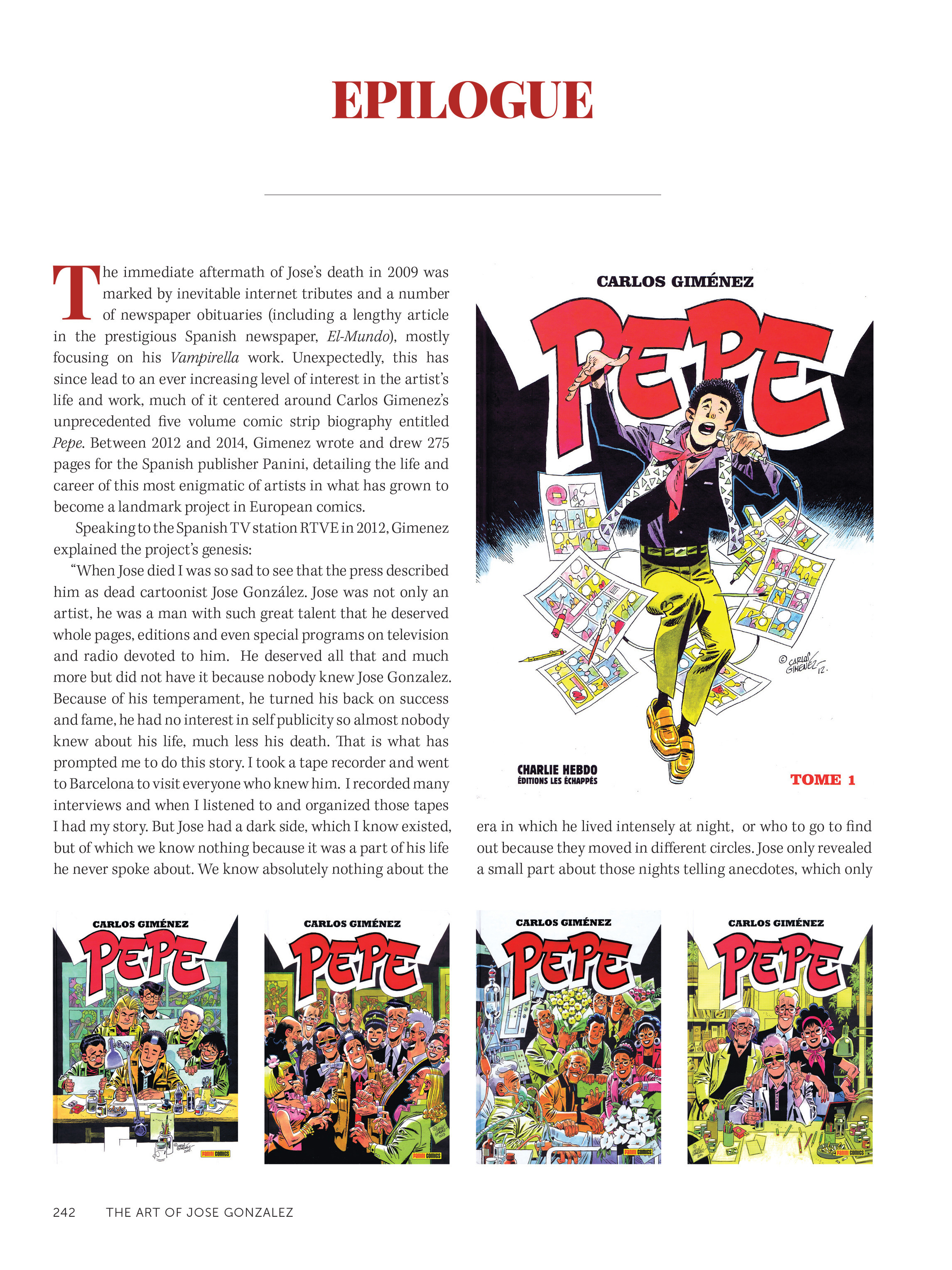 Read online The Art of Jose Gonzalez comic -  Issue # TPB (Part 3) - 45
