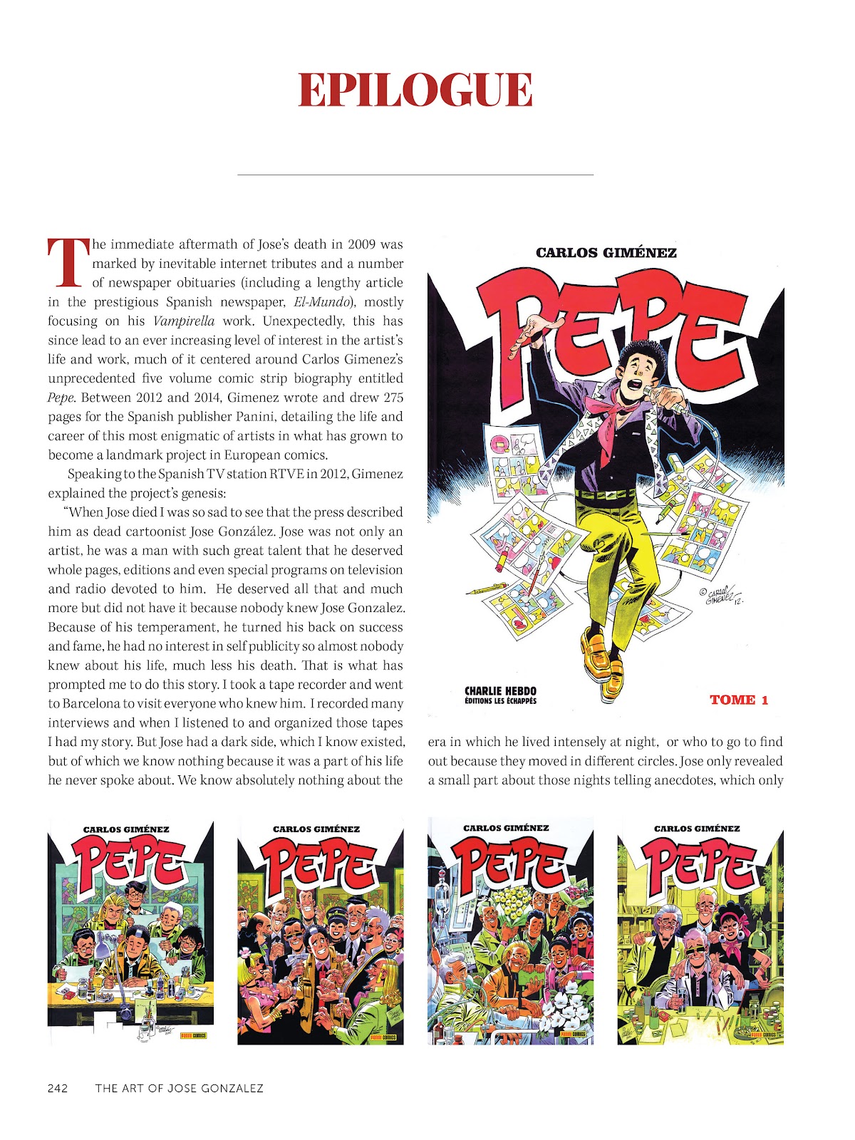 Read online The Art of Jose Gonzalez comic -  Issue # TPB (Part 3) - 45