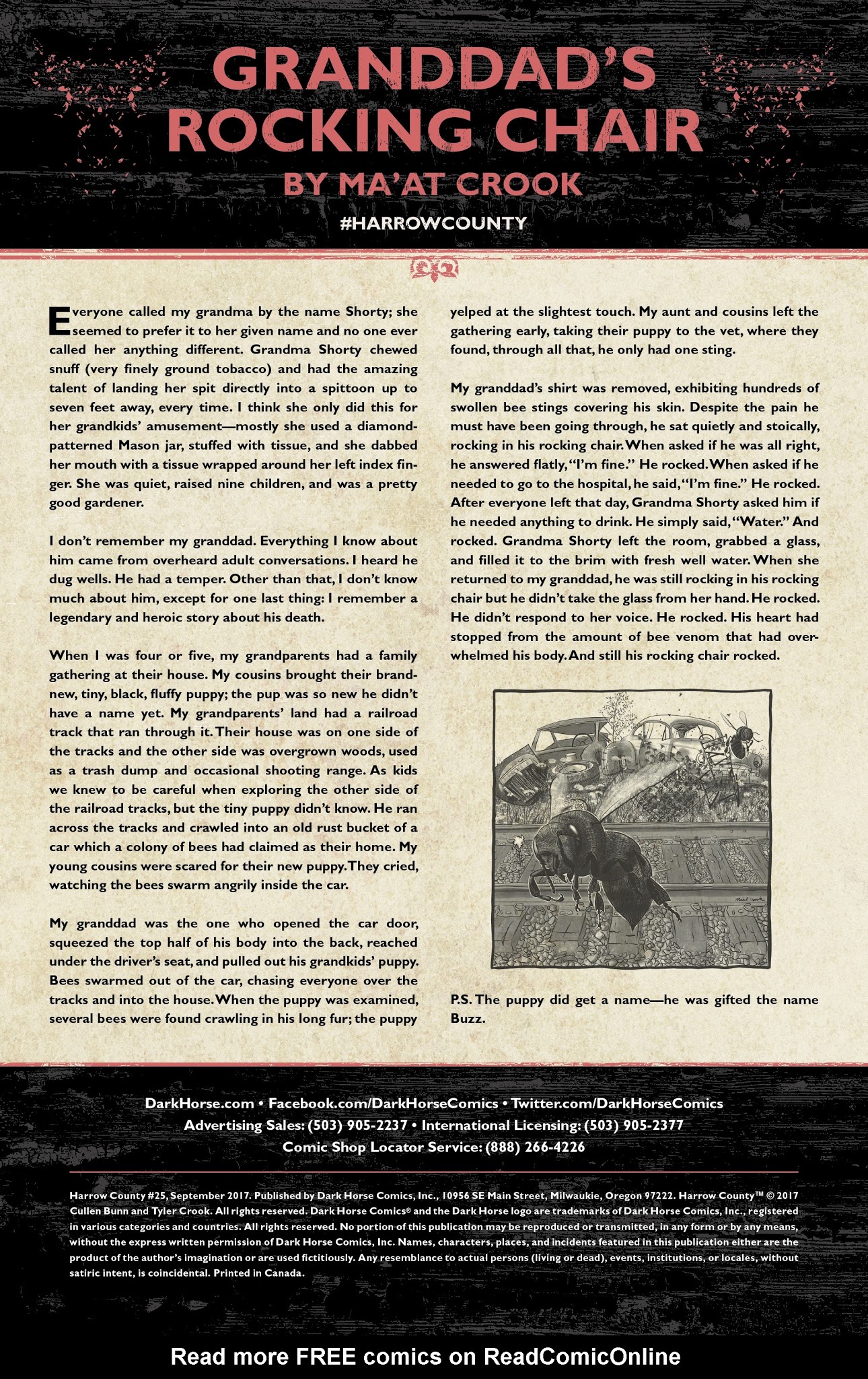 Read online Harrow County comic -  Issue #25 - 28