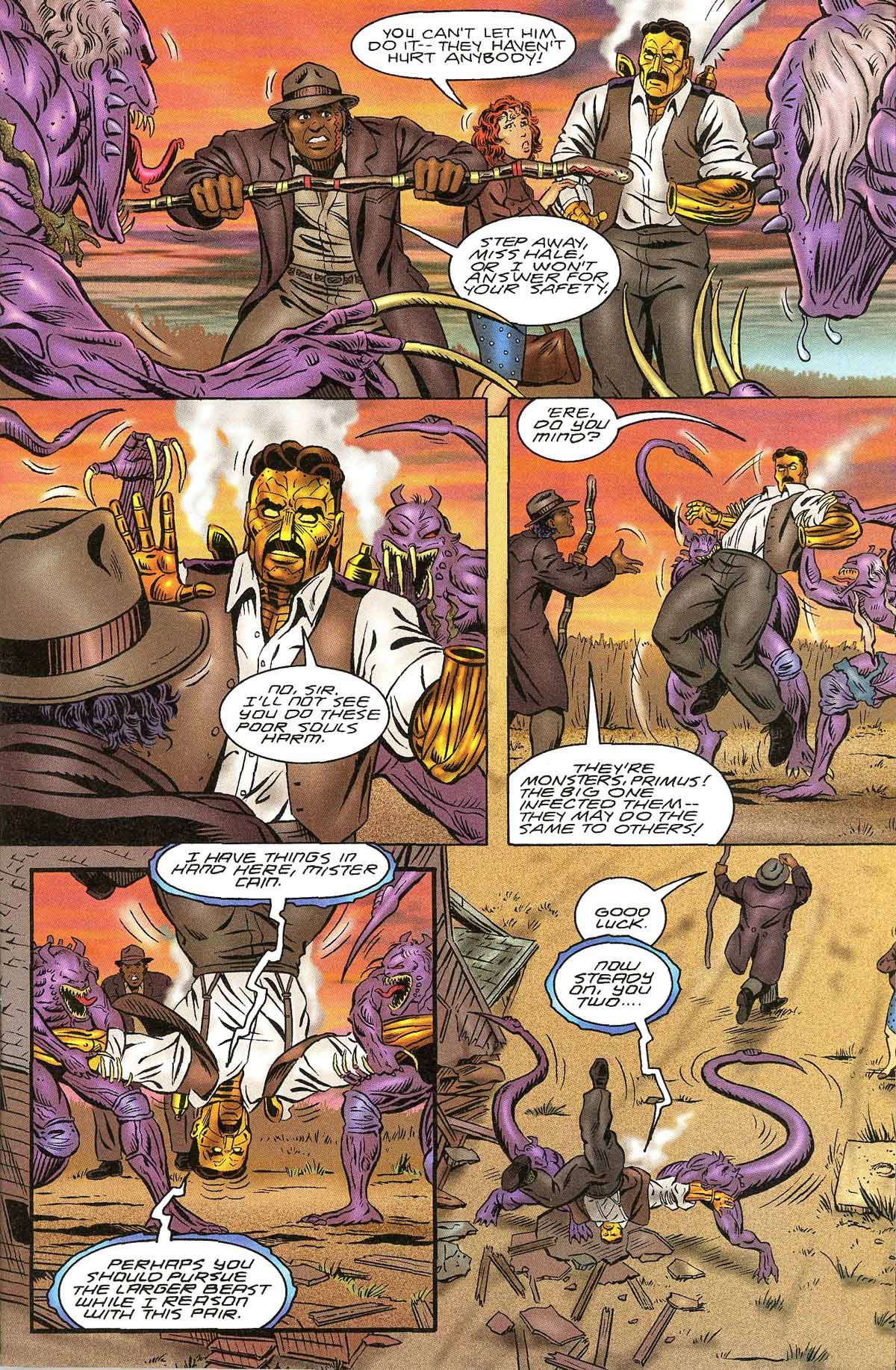 Read online Neil Gaiman's Mr. Hero - The Newmatic Man (1995) comic -  Issue #11 - 11