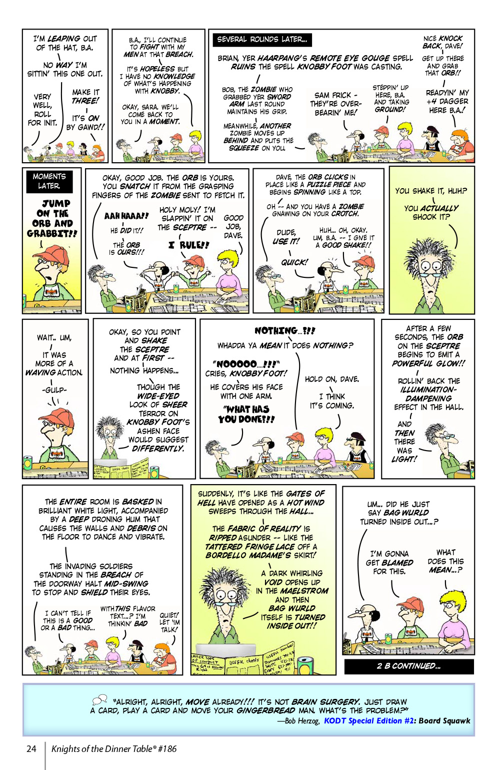 Read online Knights of the Dinner Table comic -  Issue #186 - 26