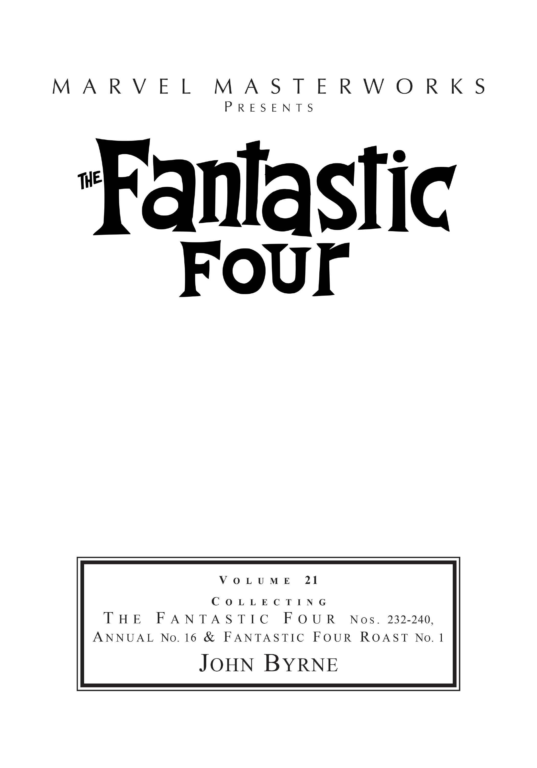 Read online Marvel Masterworks: The Fantastic Four comic -  Issue # TPB 21 (Part 1) - 2