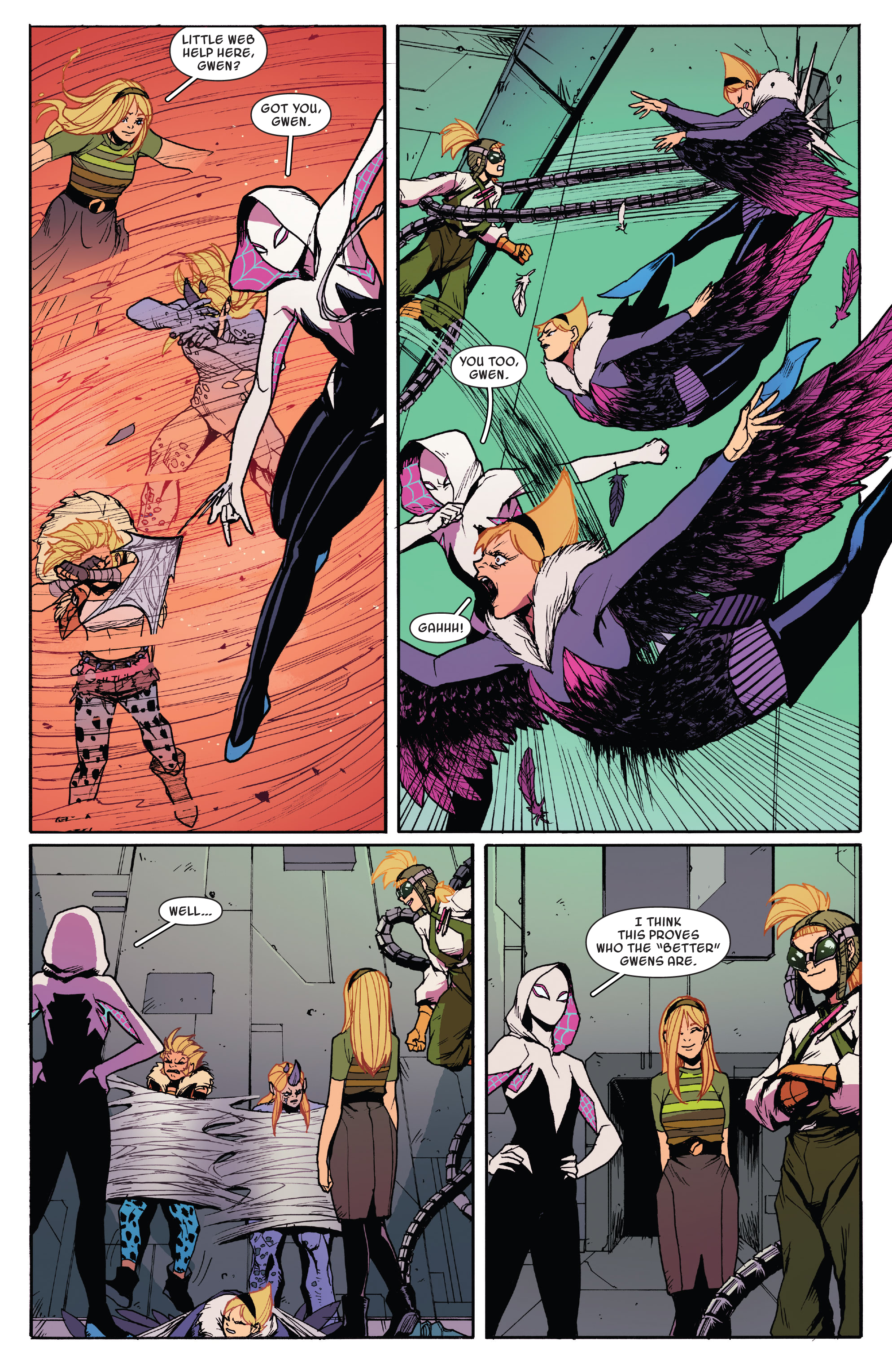 Read online Spider-Gwen: Shadow Clones comic -  Issue #3 - 19