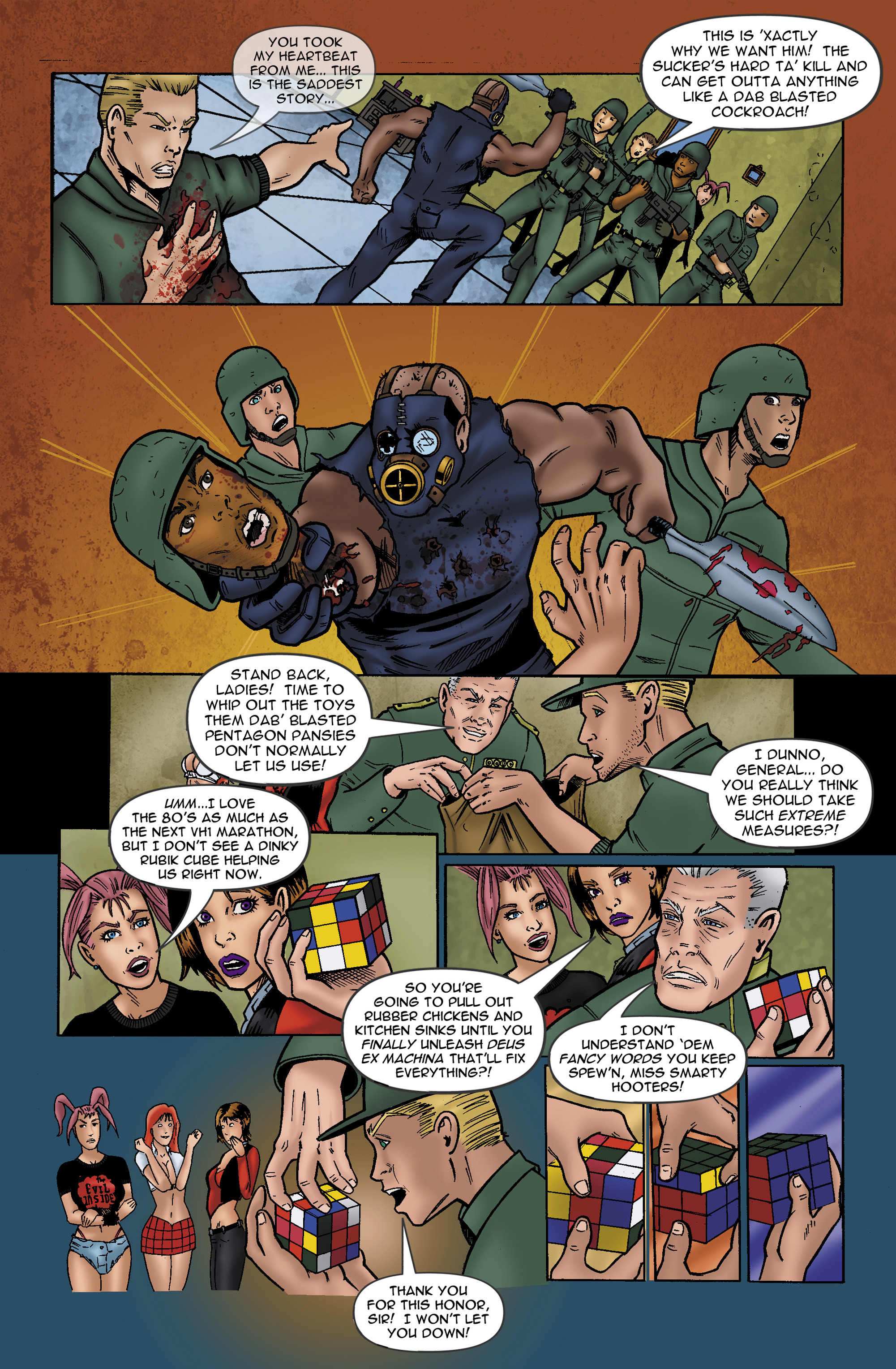 Read online Chaos Campus: Sorority Girls Vs. Zombies comic -  Issue #7 - 14