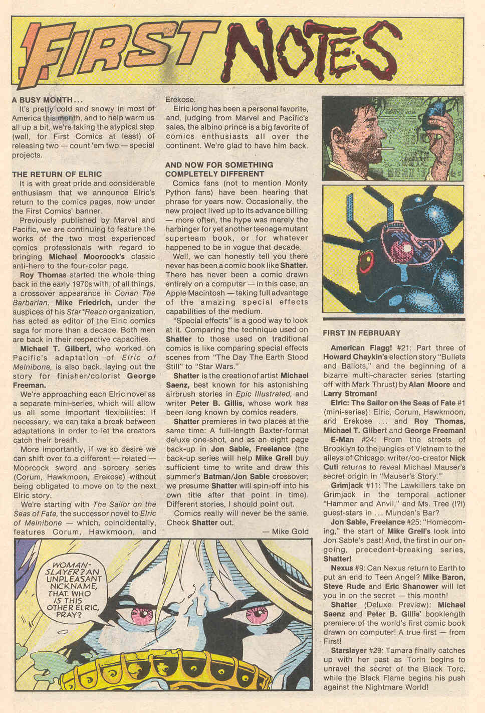 Read online Starslayer comic -  Issue #29 - 31