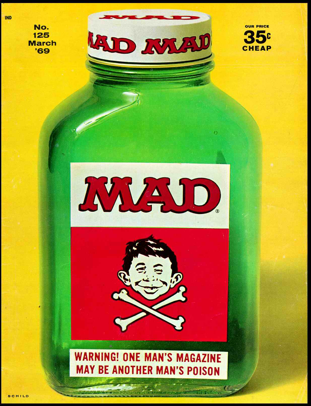 Read online MAD comic -  Issue #125 - 1