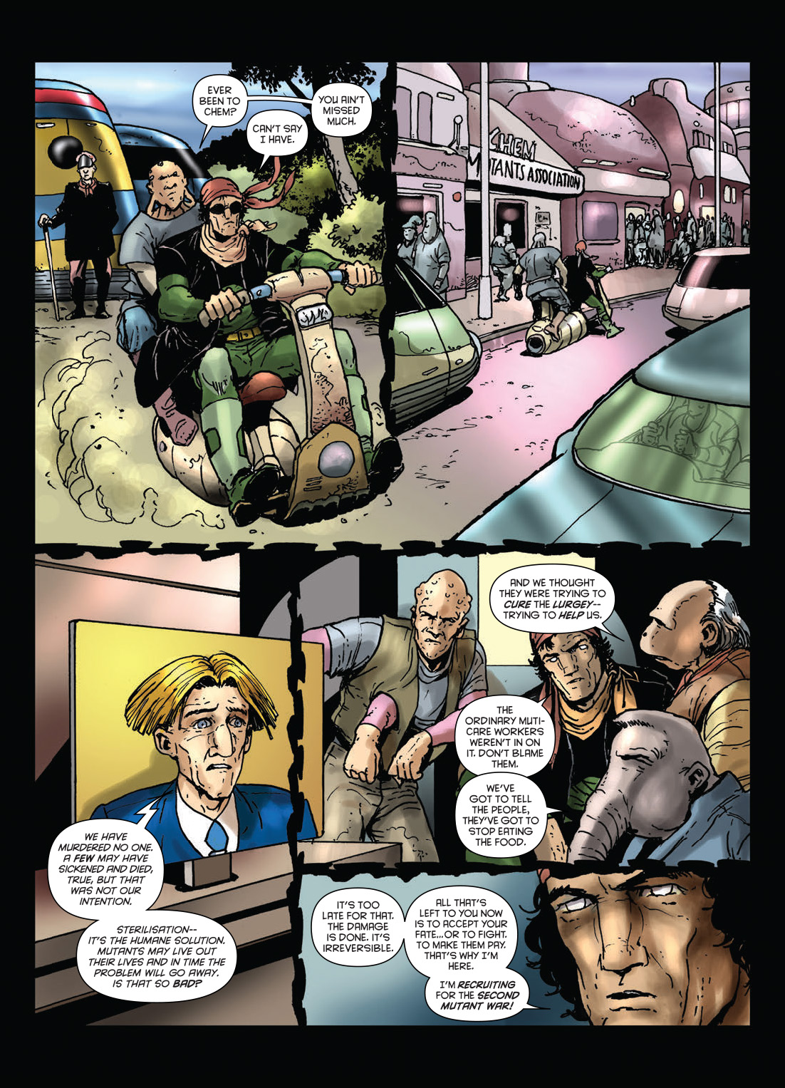 Read online Strontium Dog: The Life and Death of Johnny Alpha: Dogs of War comic -  Issue # TPB - 22