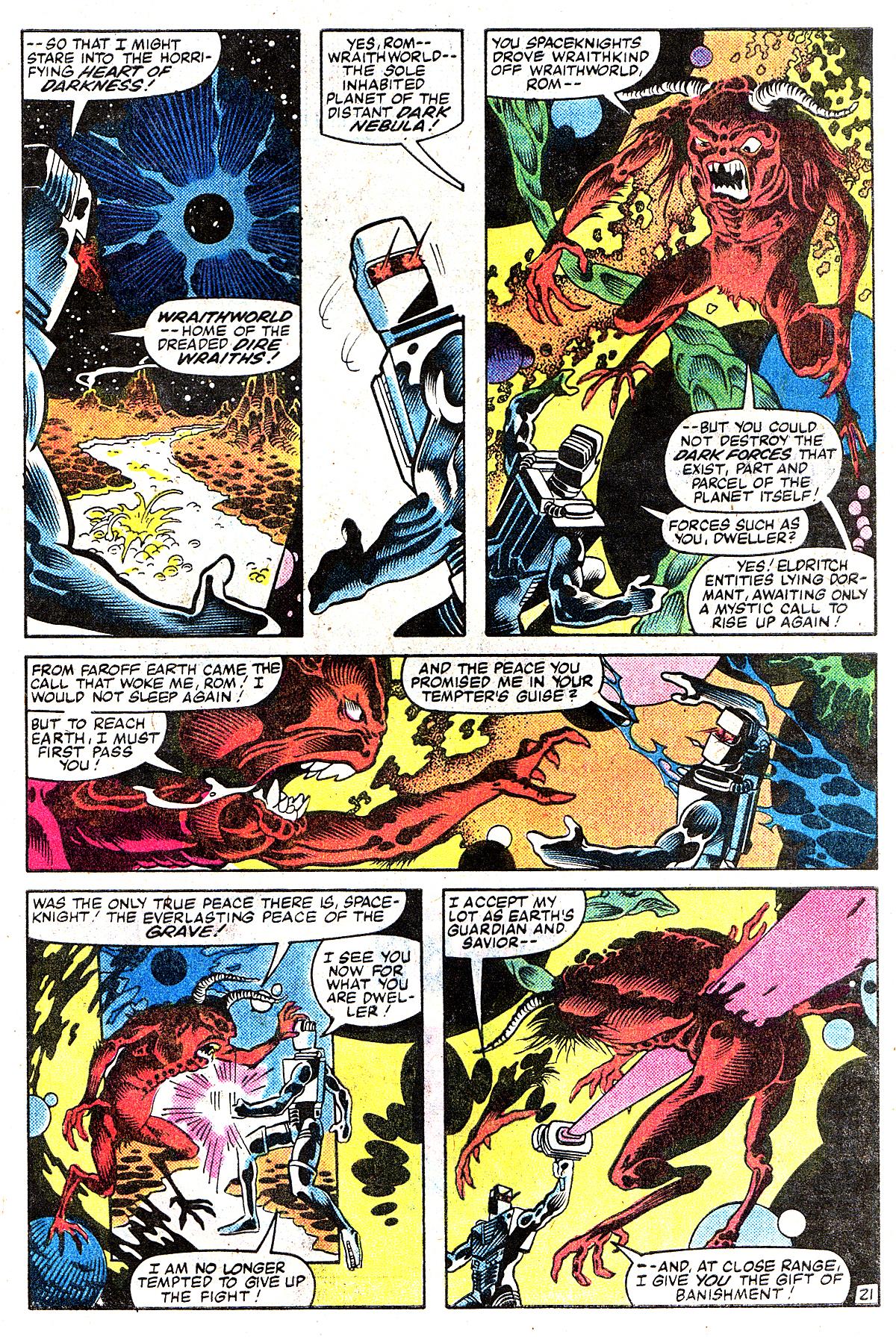 Read online ROM (1979) comic -  Issue #41 - 22