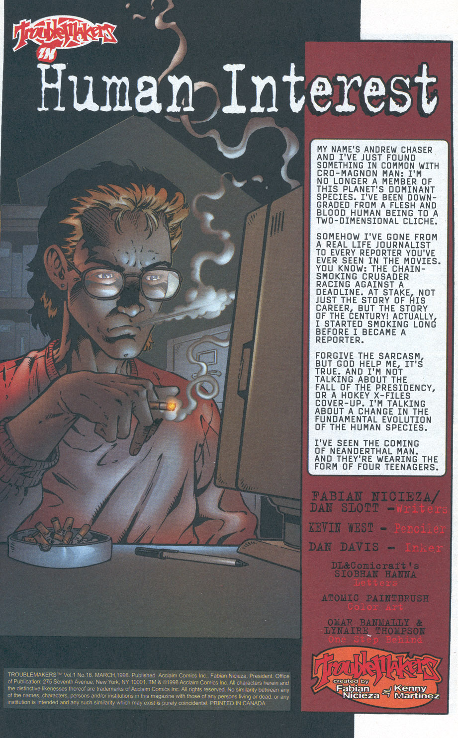 Read online Troublemakers comic -  Issue #16 - 2
