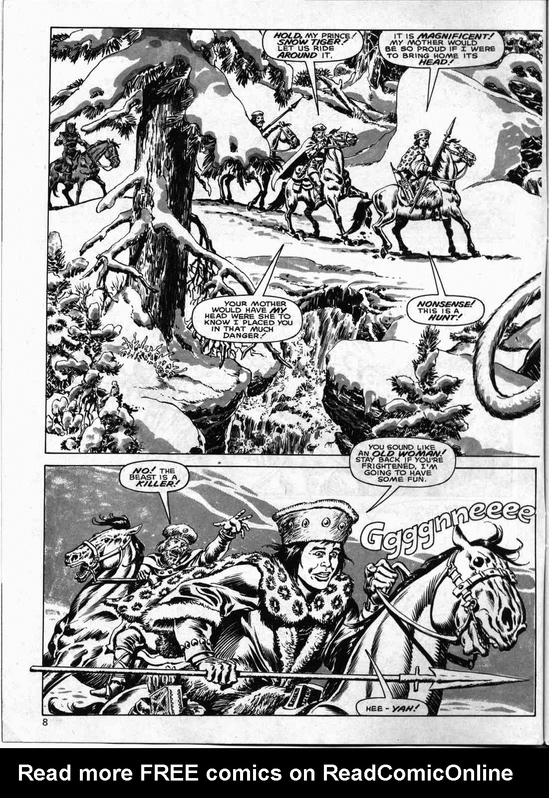 The Savage Sword Of Conan issue 133 - Page 7