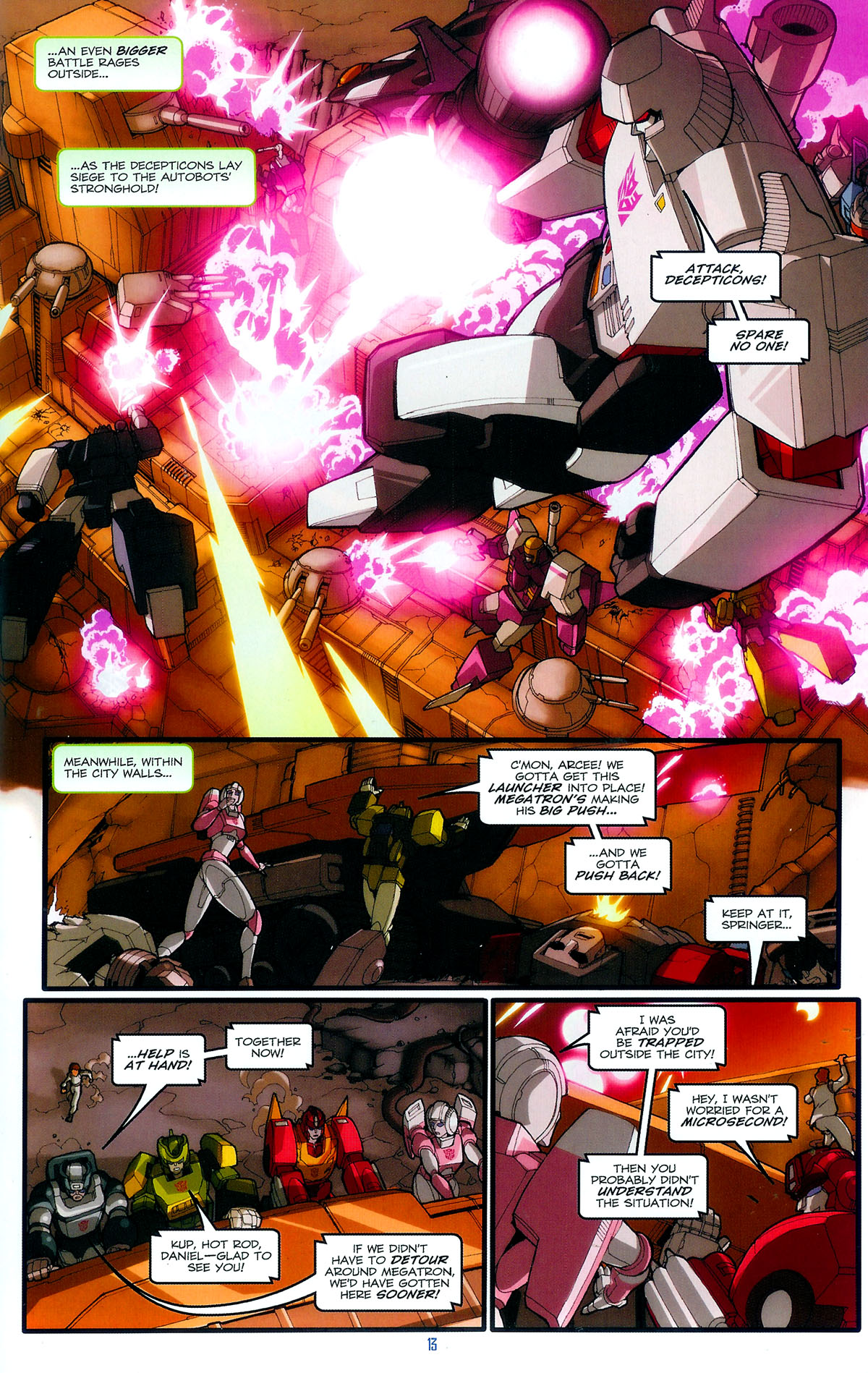 Read online The Transformers: The Animated Movie comic -  Issue #1 - 14