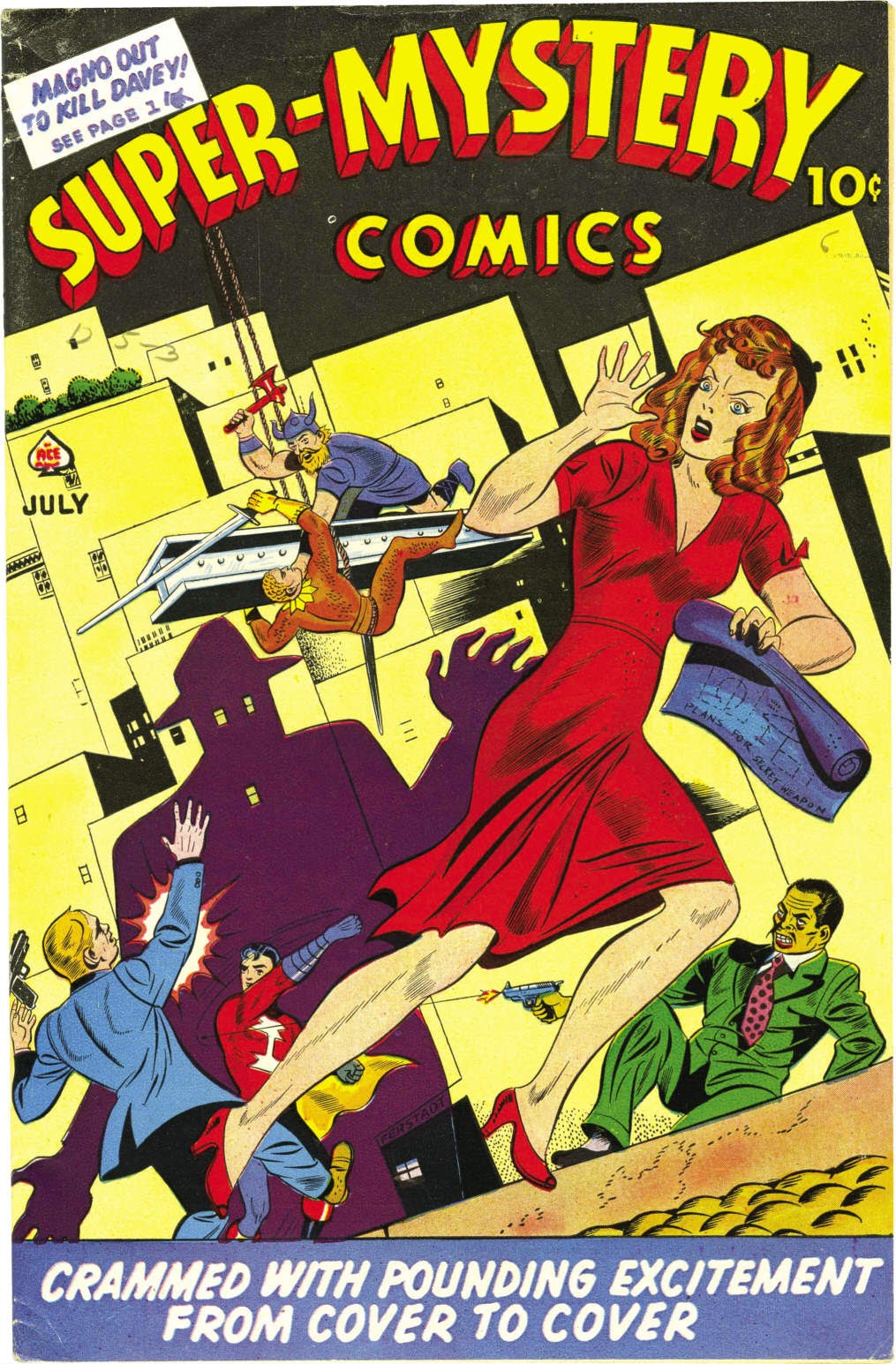 Read online Super-Mystery Comics comic -  Issue #21 - 1