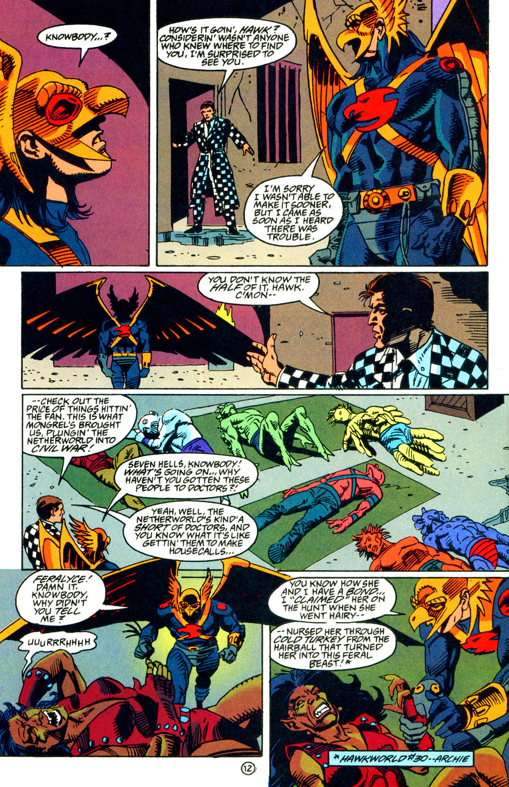 Read online Hawkman (1993) comic -  Issue #7 - 12