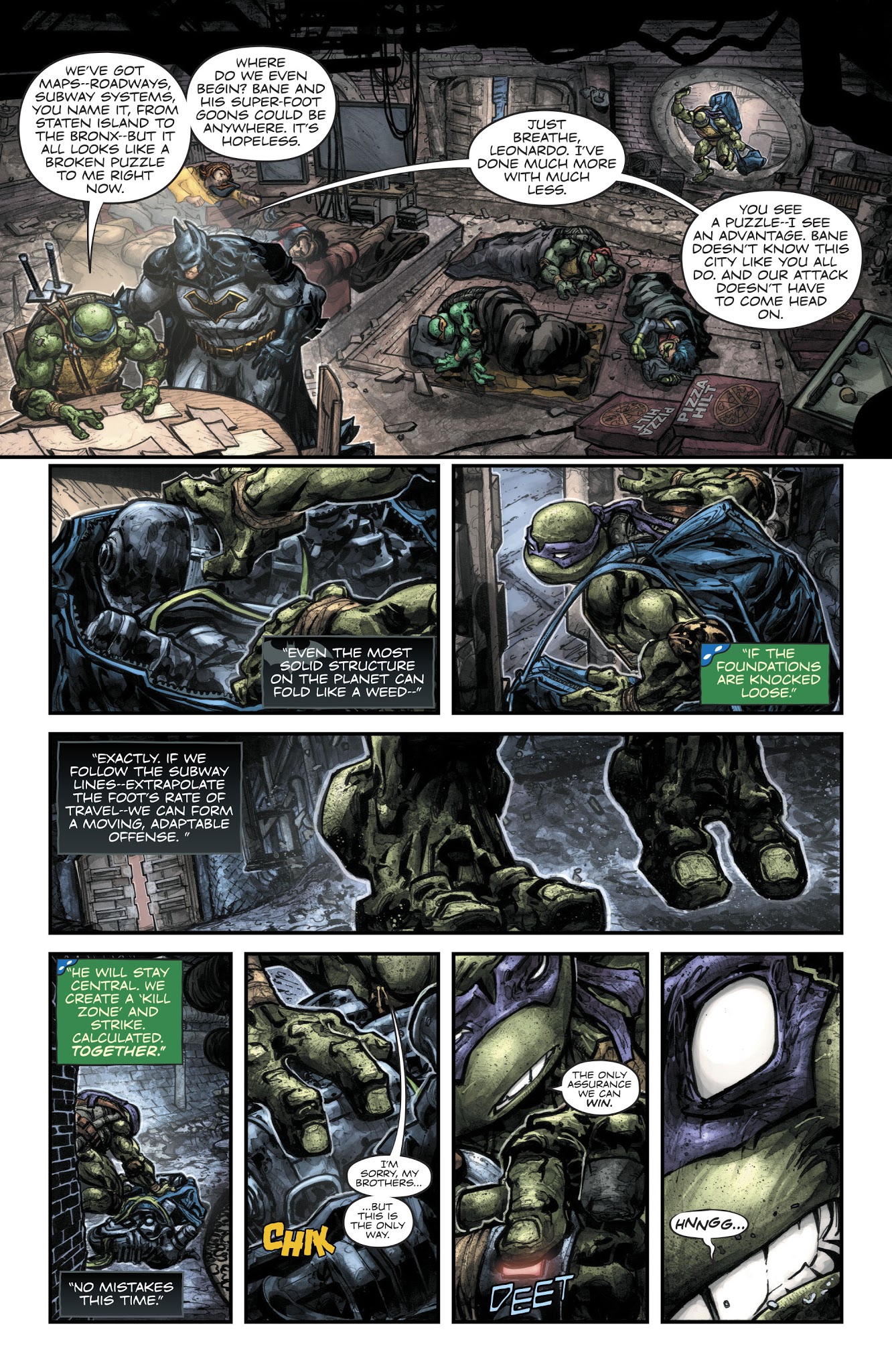 Read online Batman/Teenage Mutant Ninja Turtles II comic -  Issue #4 - 21