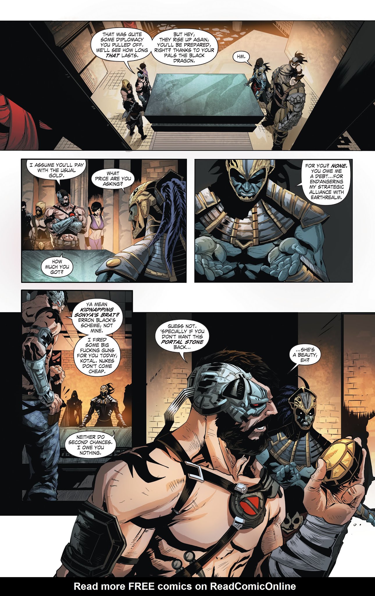 Read online Mortal Kombat X [I] comic -  Issue # _TPB 2 - 93