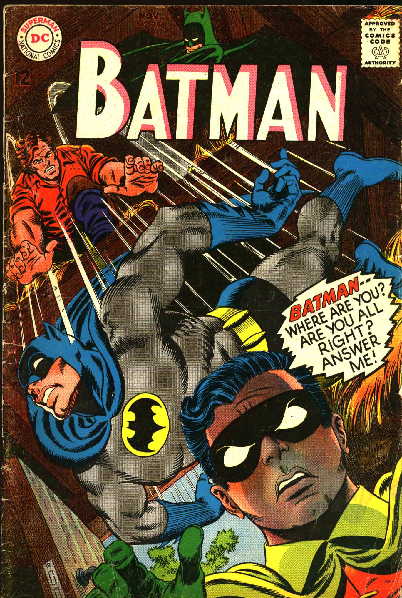 Read online Batman (1940) comic -  Issue #196 - 1