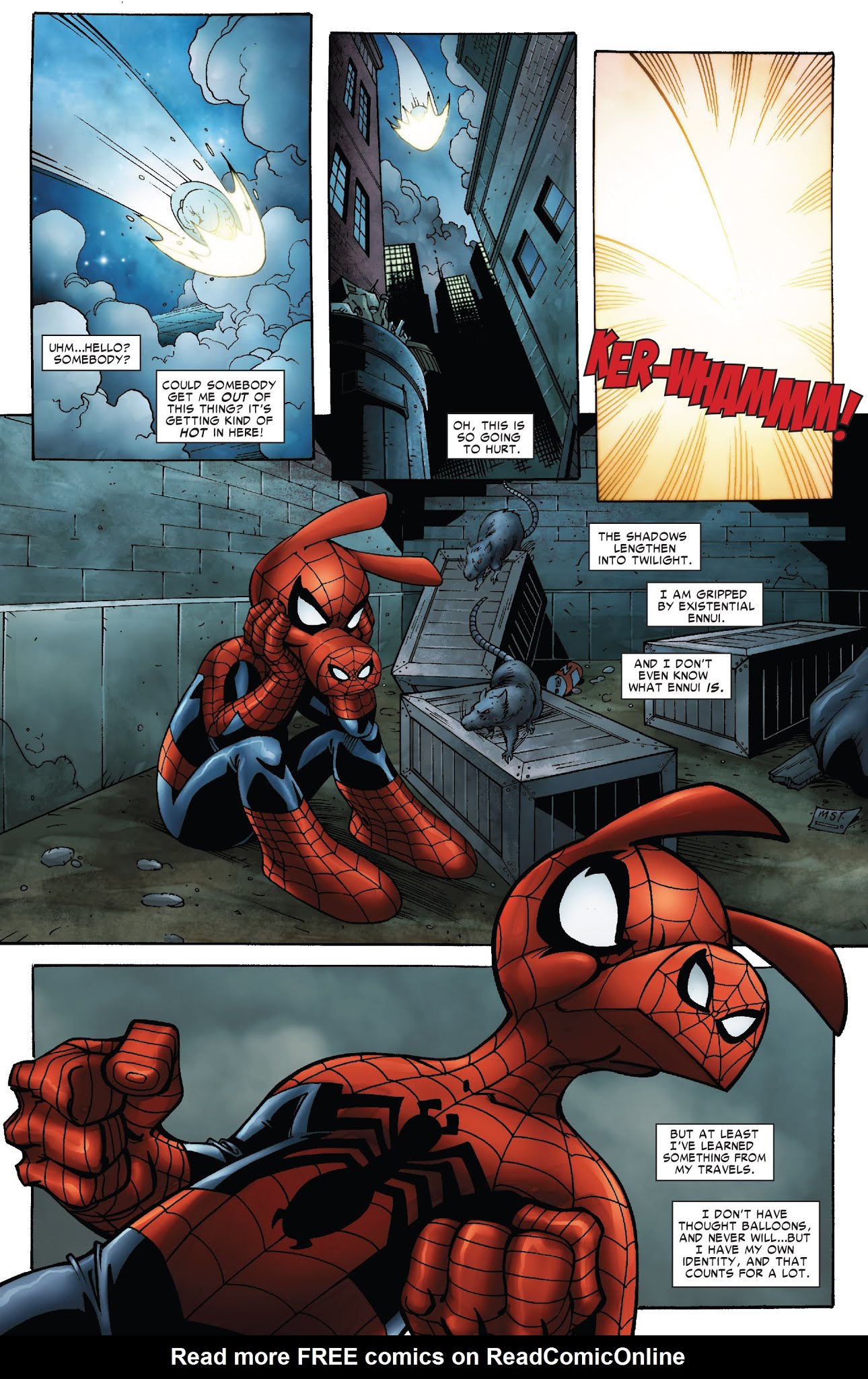 Read online Ultimate Civil War: Spider-Ham comic -  Issue # Full - 23