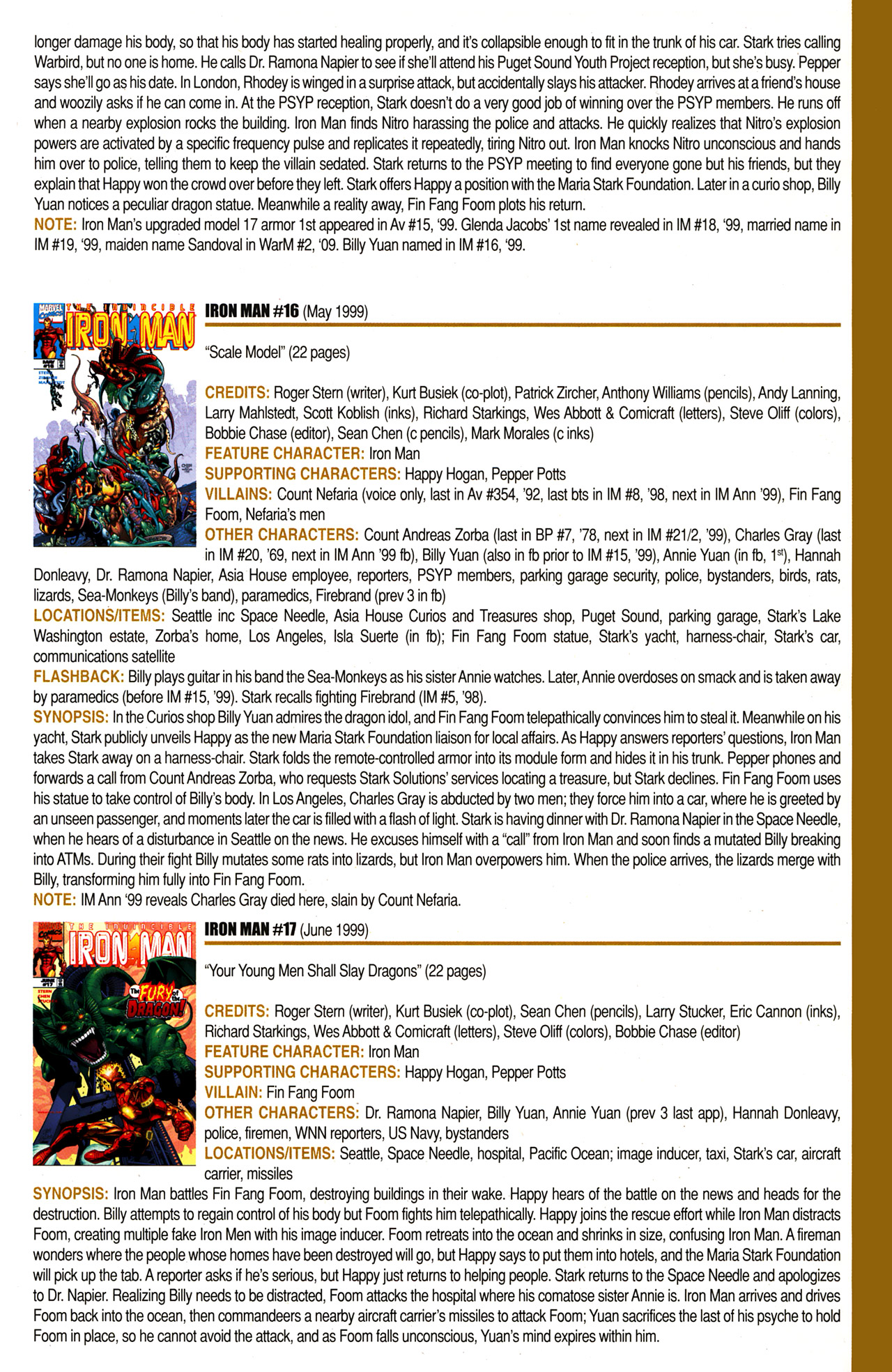 Read online Official Index to the Marvel Universe comic -  Issue #10 - 35