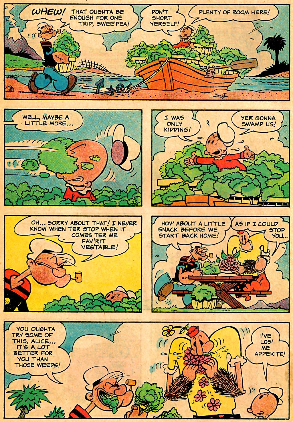 Read online Popeye (1948) comic -  Issue #165 - 9