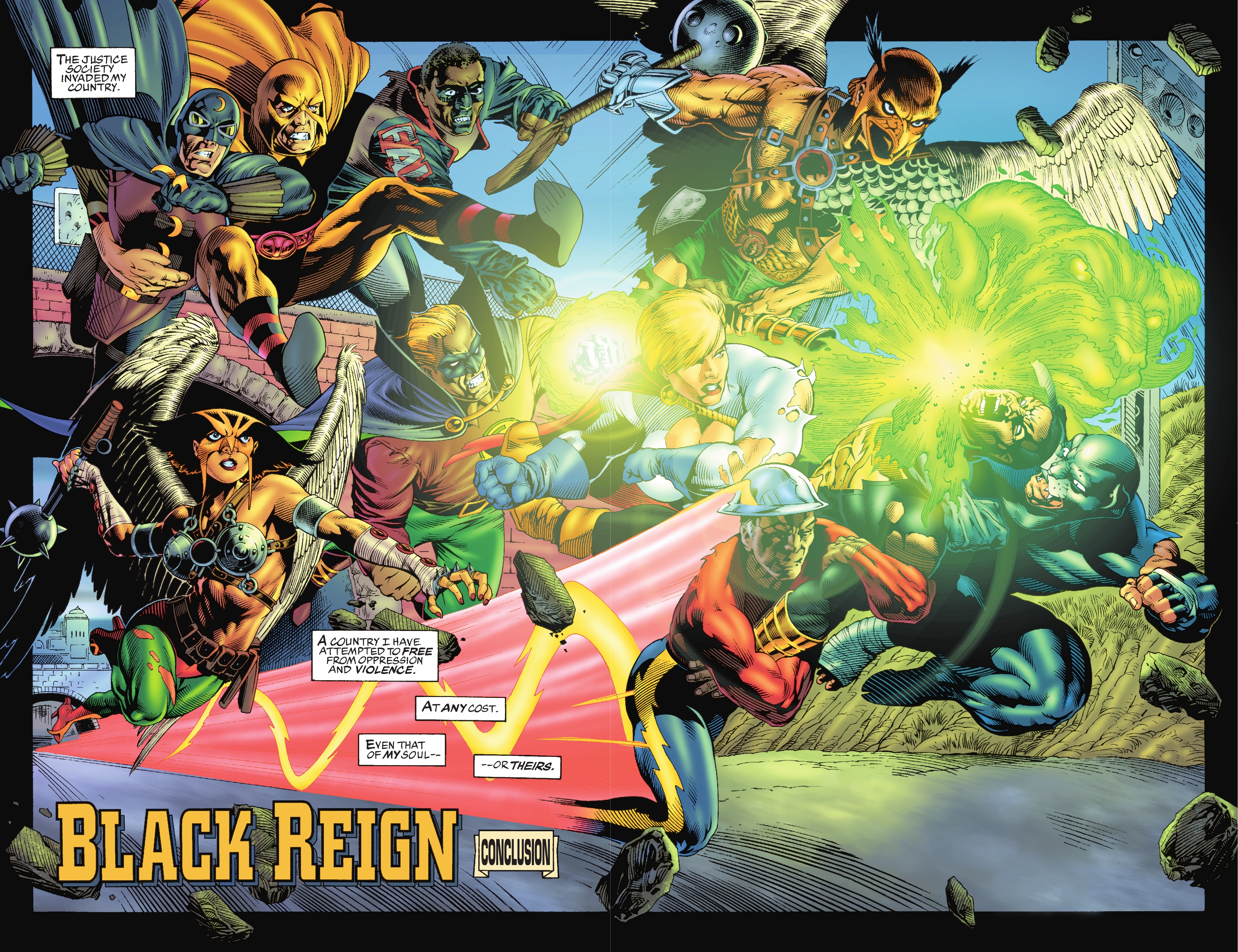 Read online Black Adam/JSA: Black Reign comic -  Issue # TPB - 118