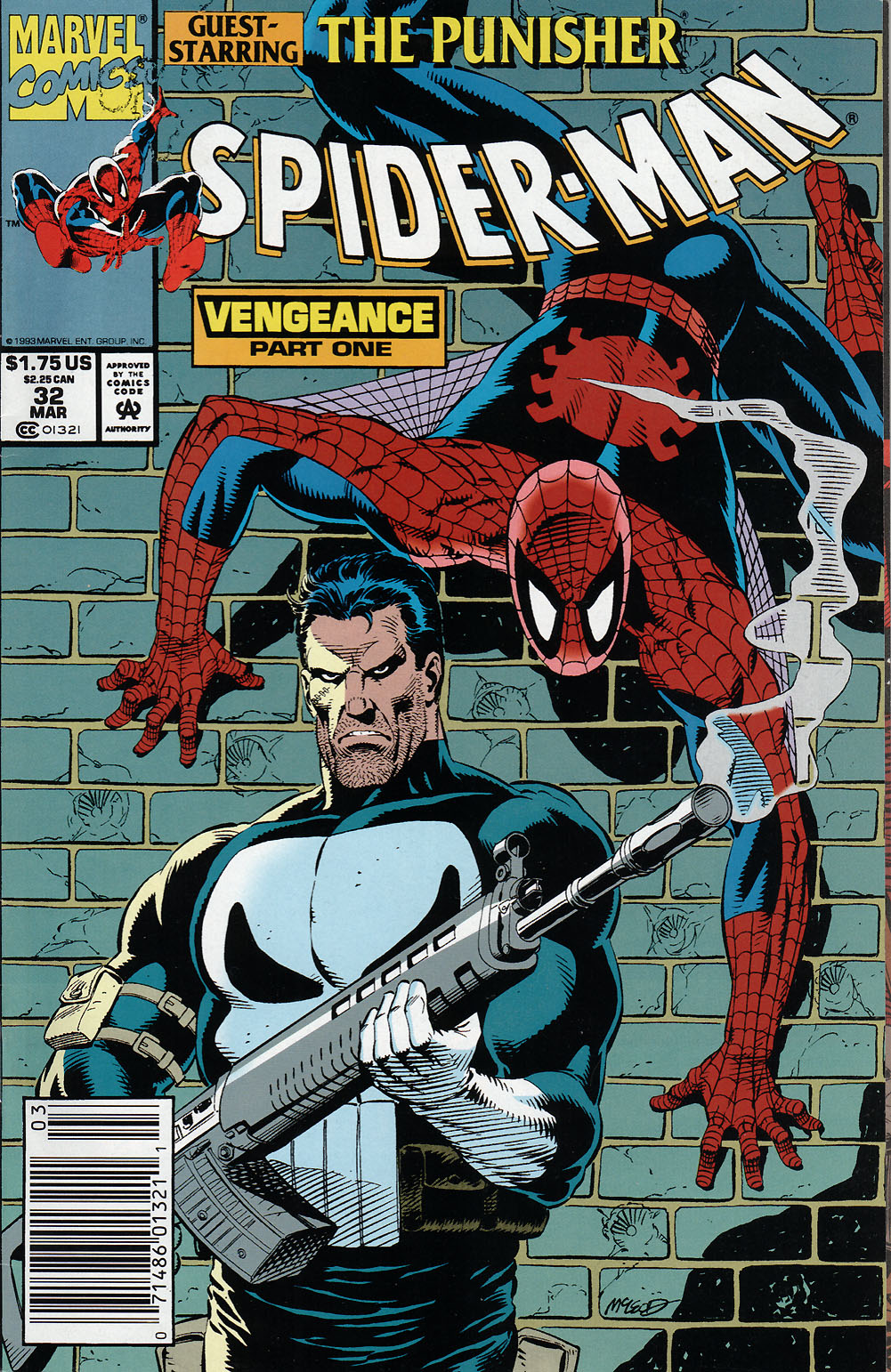Read online Spider-Man (1990) comic -  Issue #32 - Vengeance Part 1 - 1