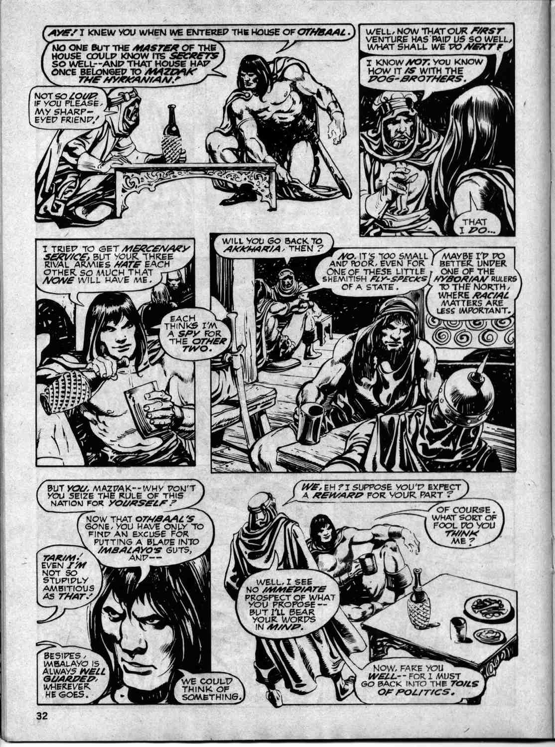 Read online The Savage Sword Of Conan comic -  Issue #36 - 32