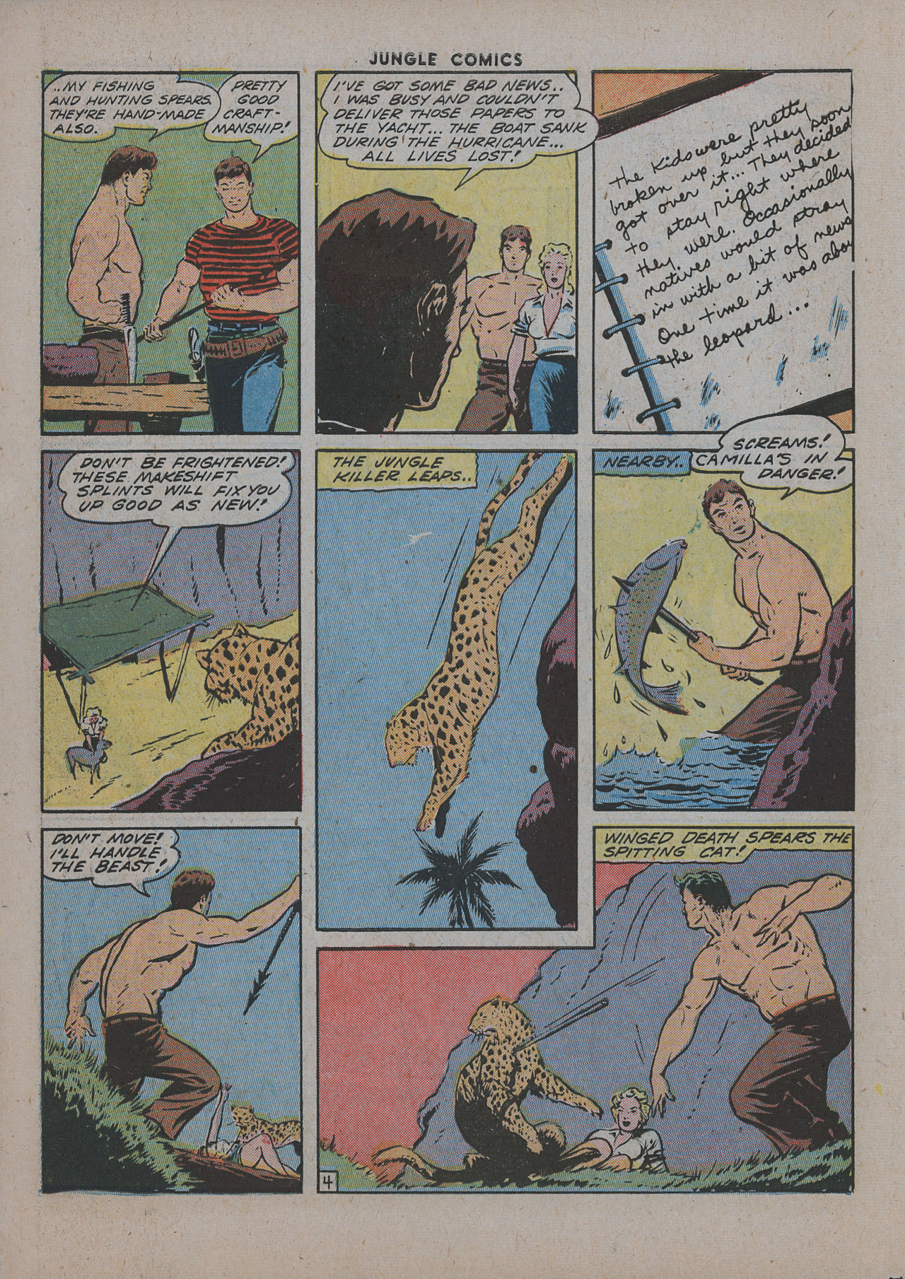 Read online Jungle Comics comic -  Issue #48 - 52