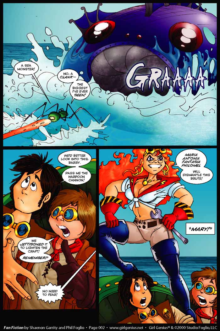 Read online Girl Genius (2002) comic -  Issue #5 - 107