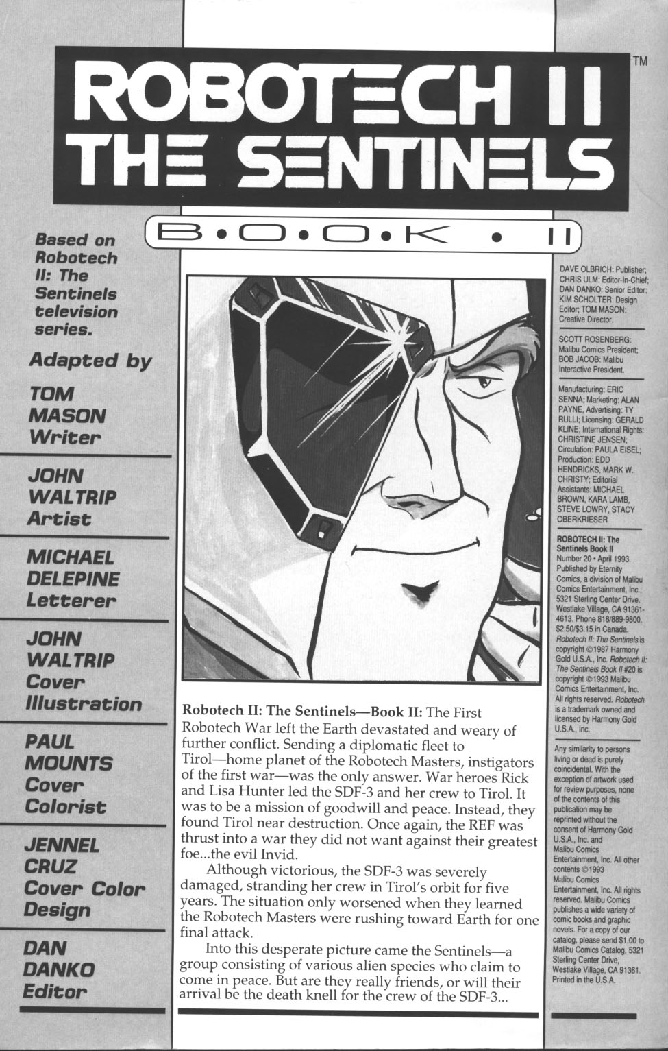 <{ $series->title }} issue Robotech II: The Sentinels Book 2 Issue #20 - Page 2