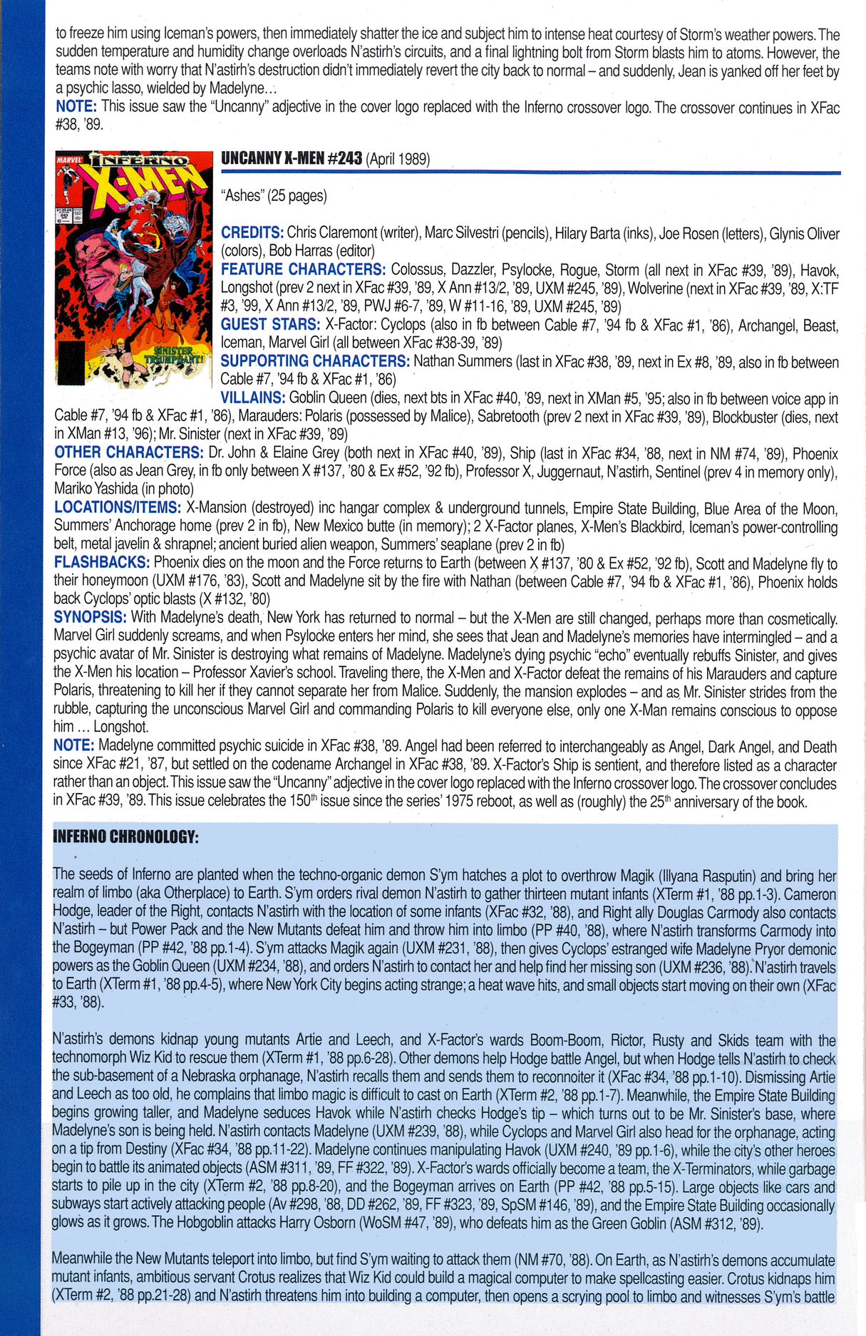 Read online Official Index to the Marvel Universe comic -  Issue #6 - 52