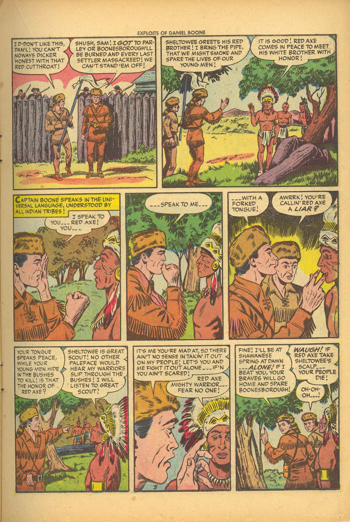 Read online Exploits of Daniel Boone comic -  Issue #2 - 15