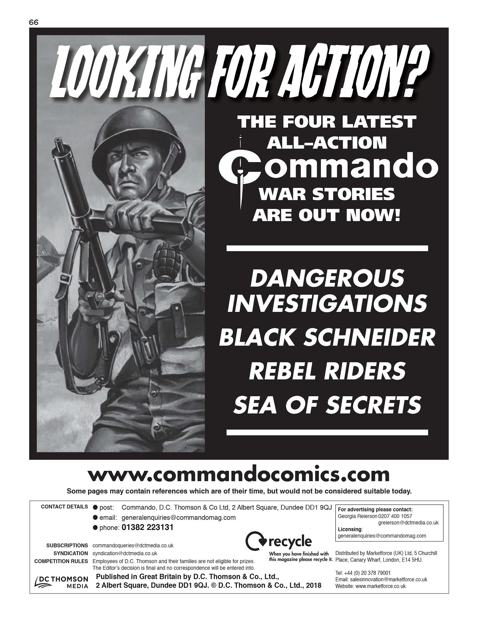 Read online Commando: For Action and Adventure comic -  Issue #5170 - 66