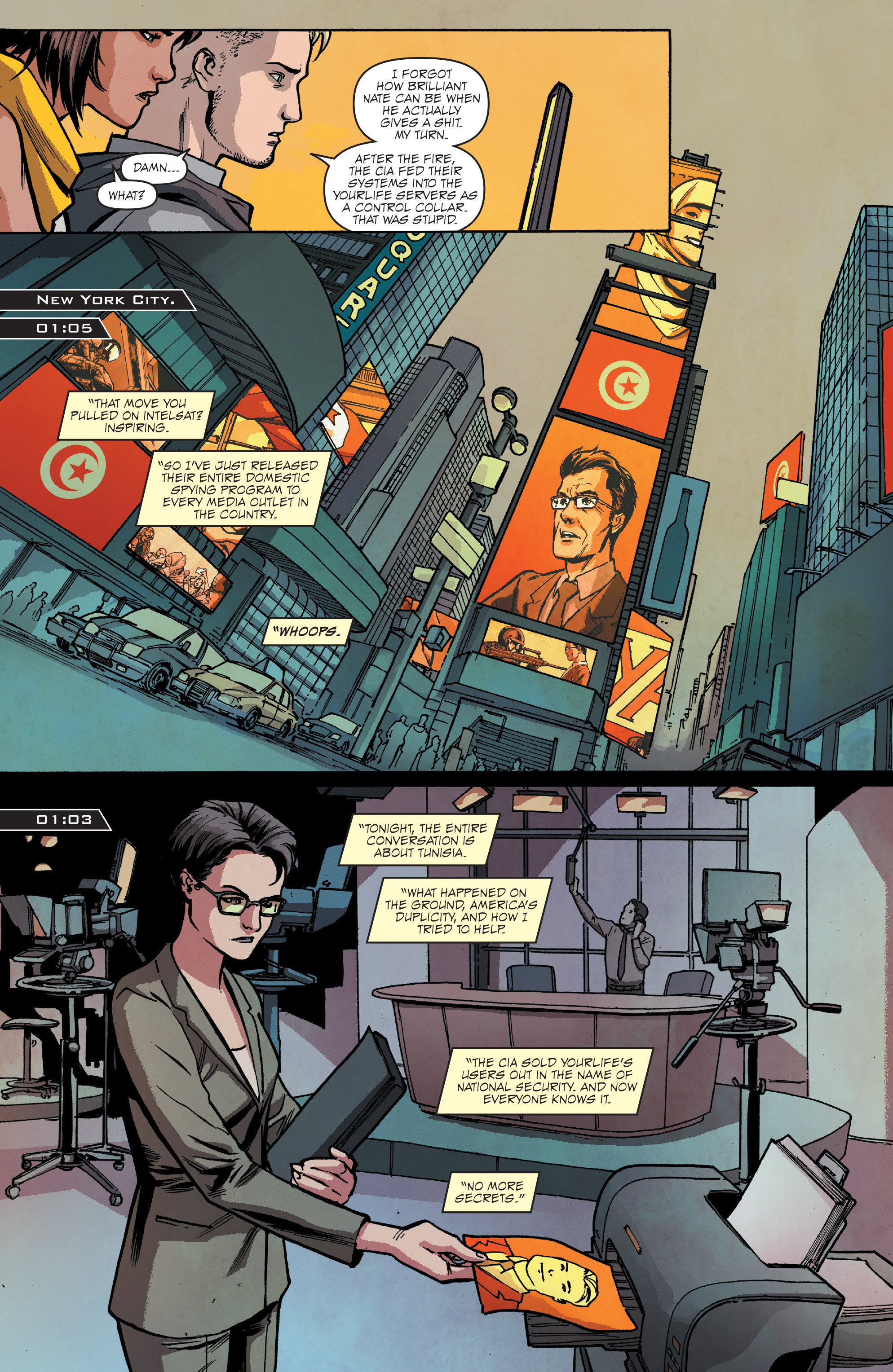 Read online Hacktivist comic -  Issue #4 - 19