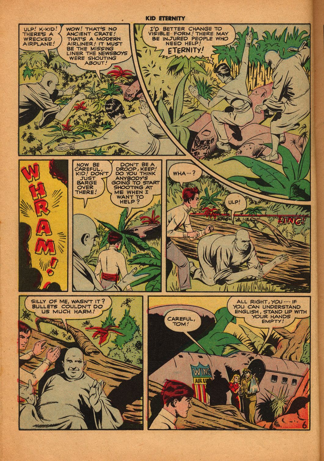 Read online Kid Eternity (1946) comic -  Issue #5 - 8