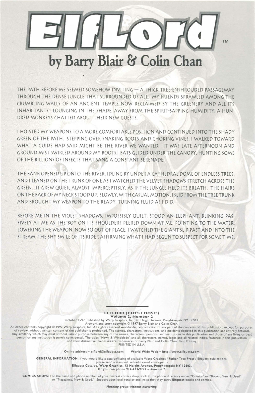 Read online ElfLord (1997) comic -  Issue #2 - 2