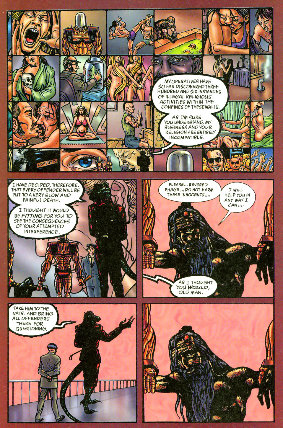 Read online Neil Gaiman's Teknophage comic -  Issue #9 - 19