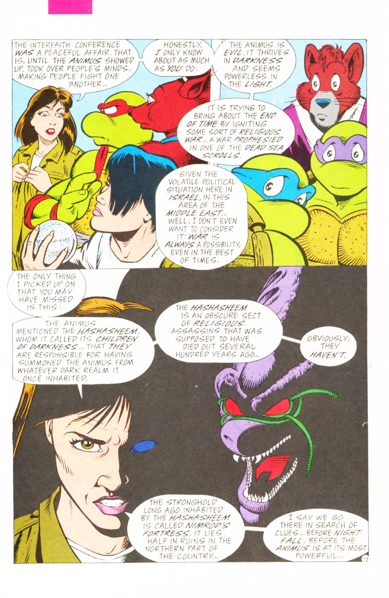 Read online Teenage Mutant Ninja Turtles Adventures (1989) comic -  Issue #54 - 14