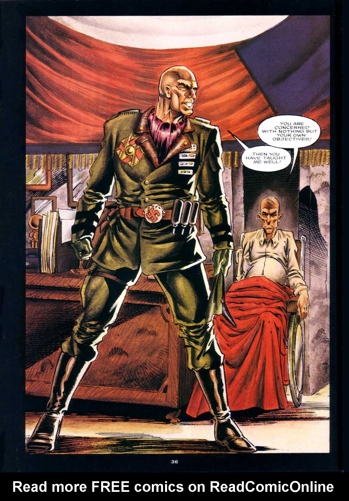 Read online Marvel Graphic Novel comic -  Issue #66 - Excalibur - Weird War III - 35
