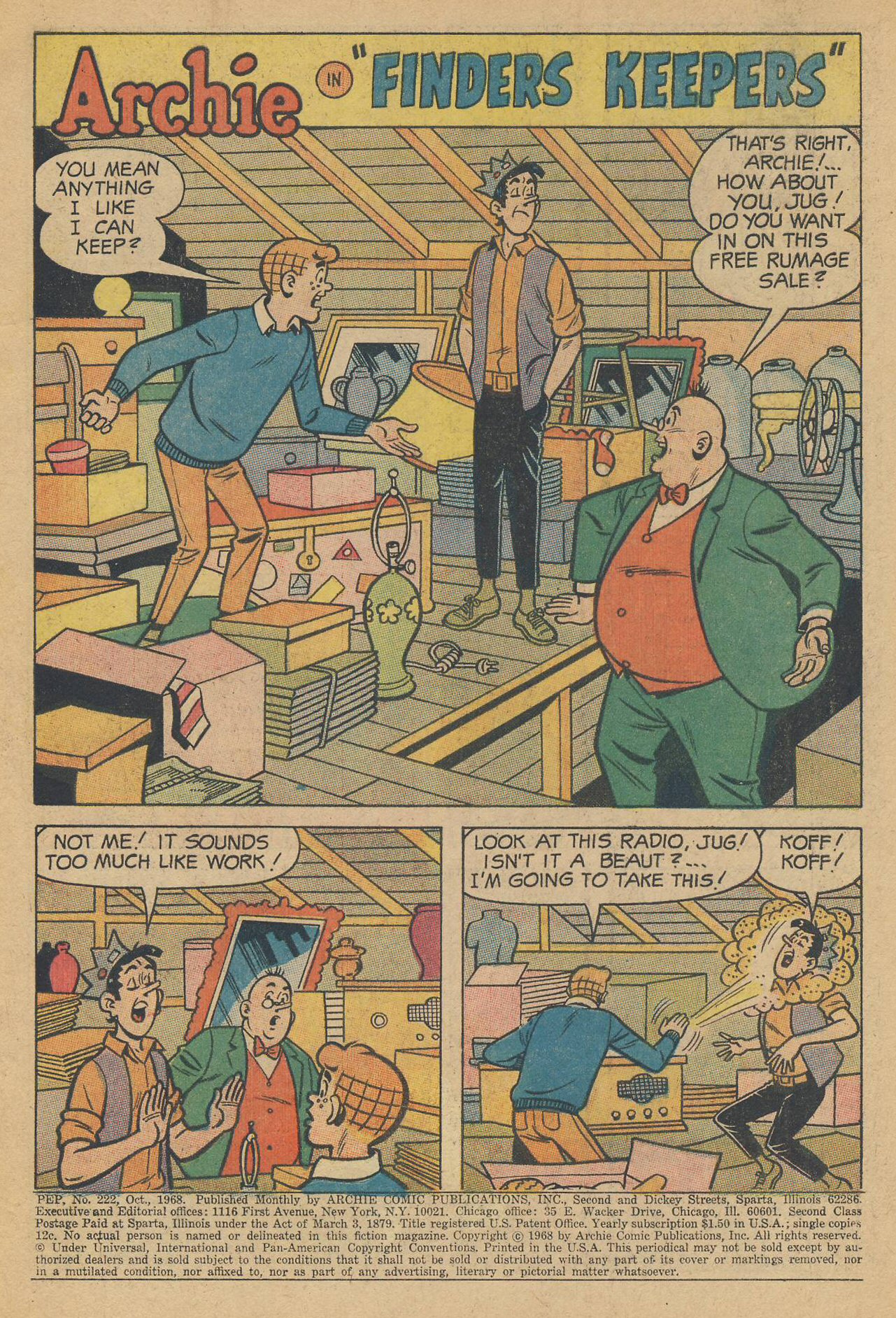 Read online Pep Comics comic -  Issue #222 - 3