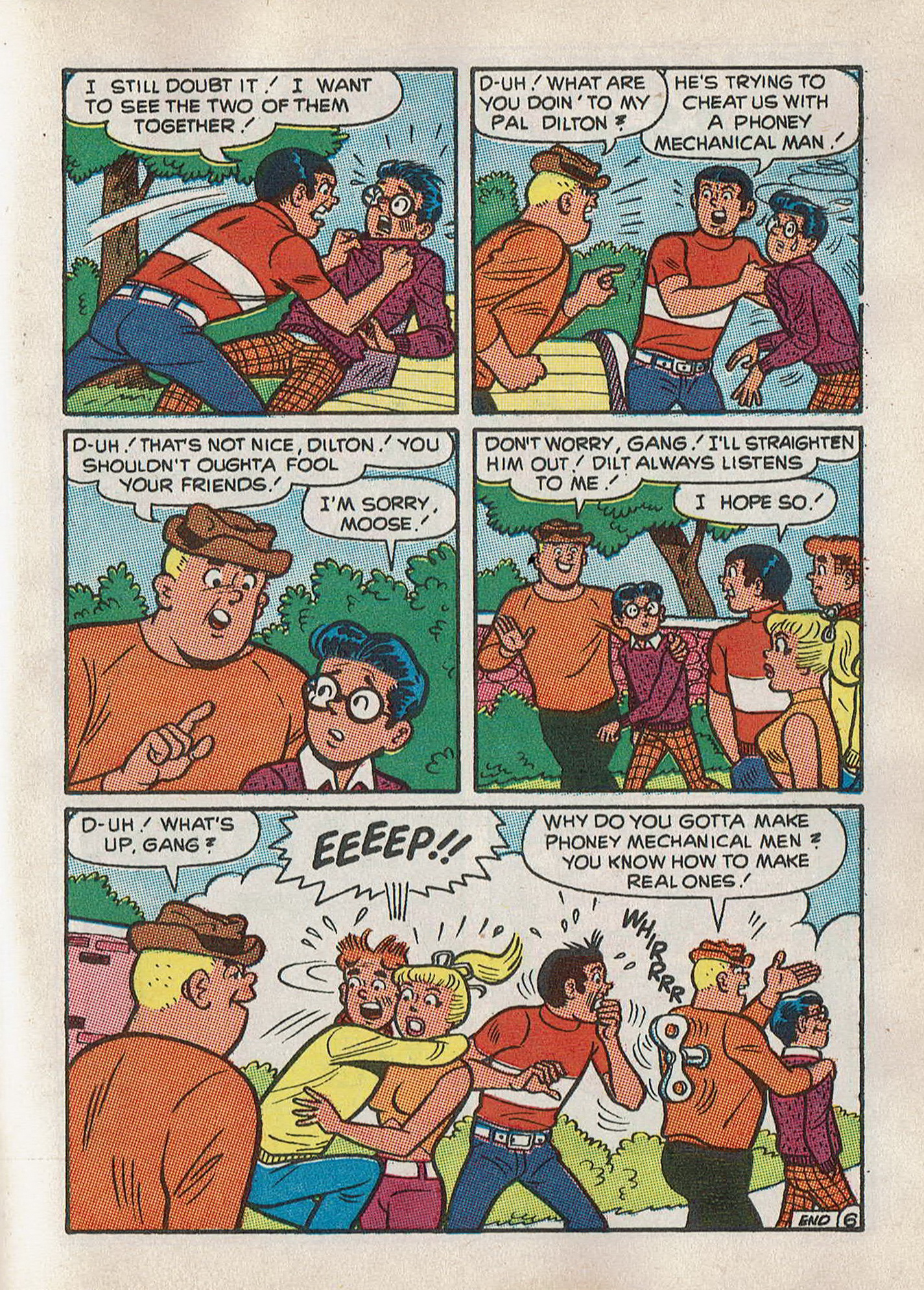 Read online Jughead Jones Comics Digest comic -  Issue #60 - 103