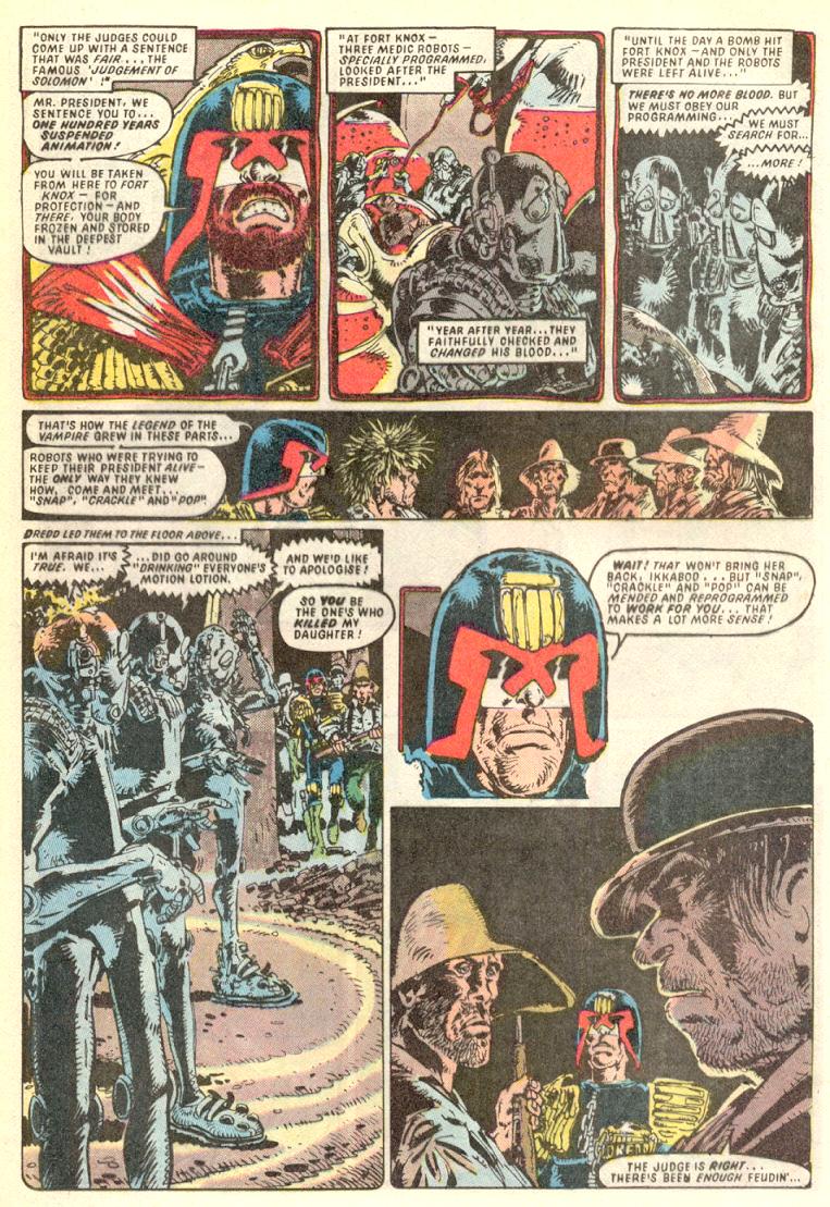 Read online Judge Dredd (1983) comic -  Issue #6 - 19