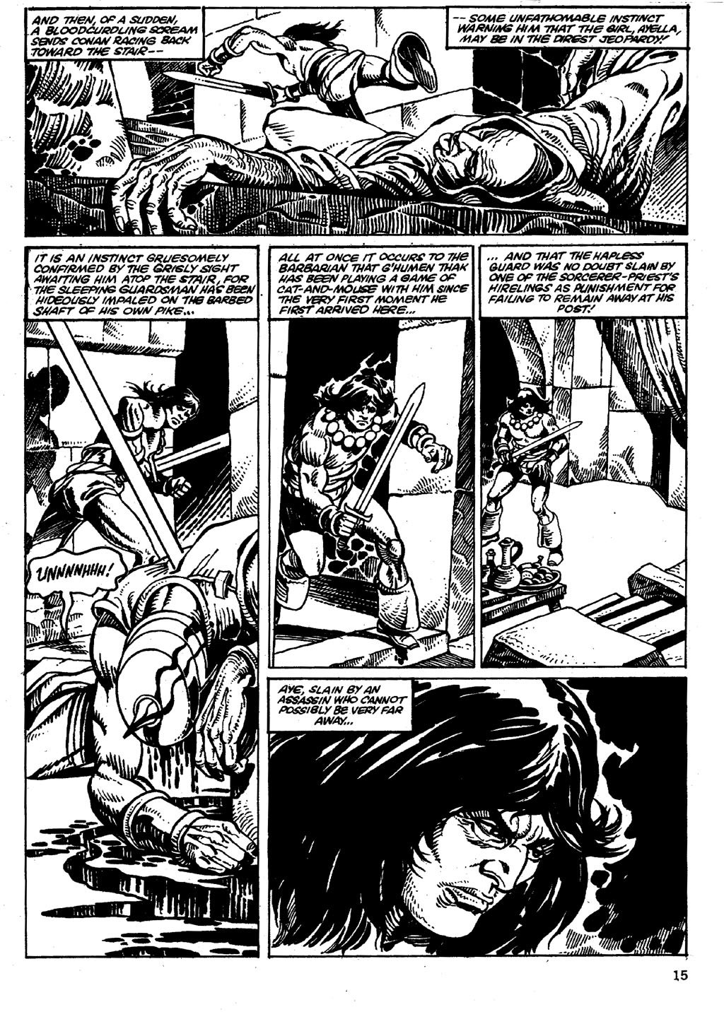 Read online The Savage Sword Of Conan comic -  Issue #86 - 15