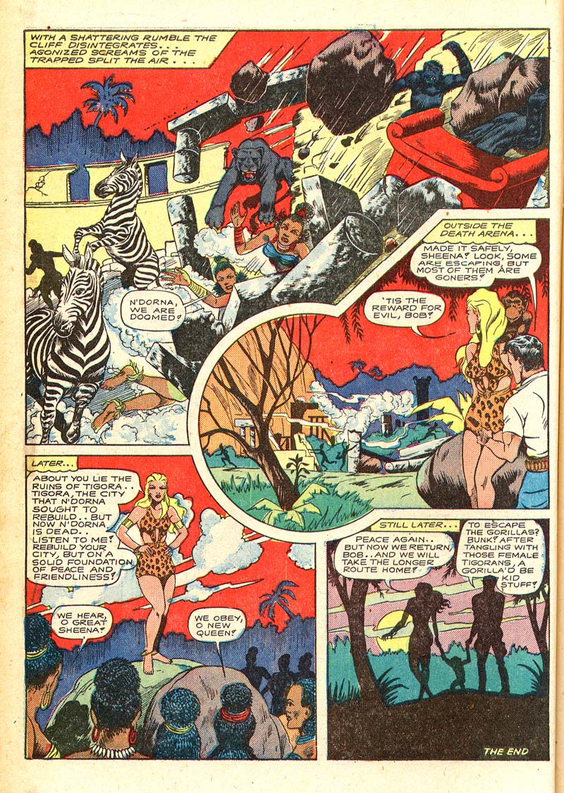 Read online Sheena, Queen of the Jungle (1942) comic -  Issue #4 - 12