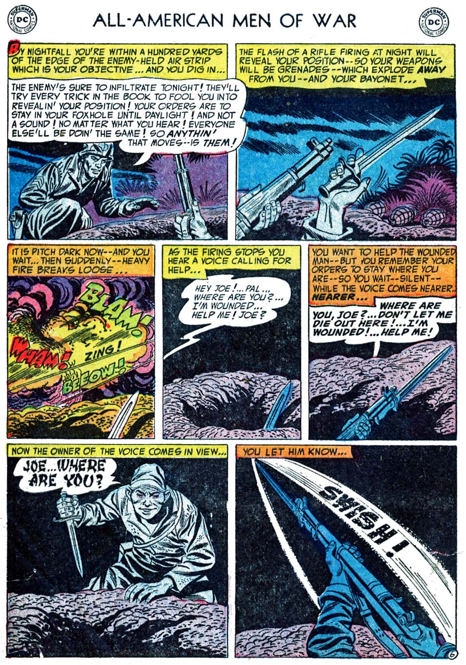 Read online All-American Men of War comic -  Issue #7 - 8
