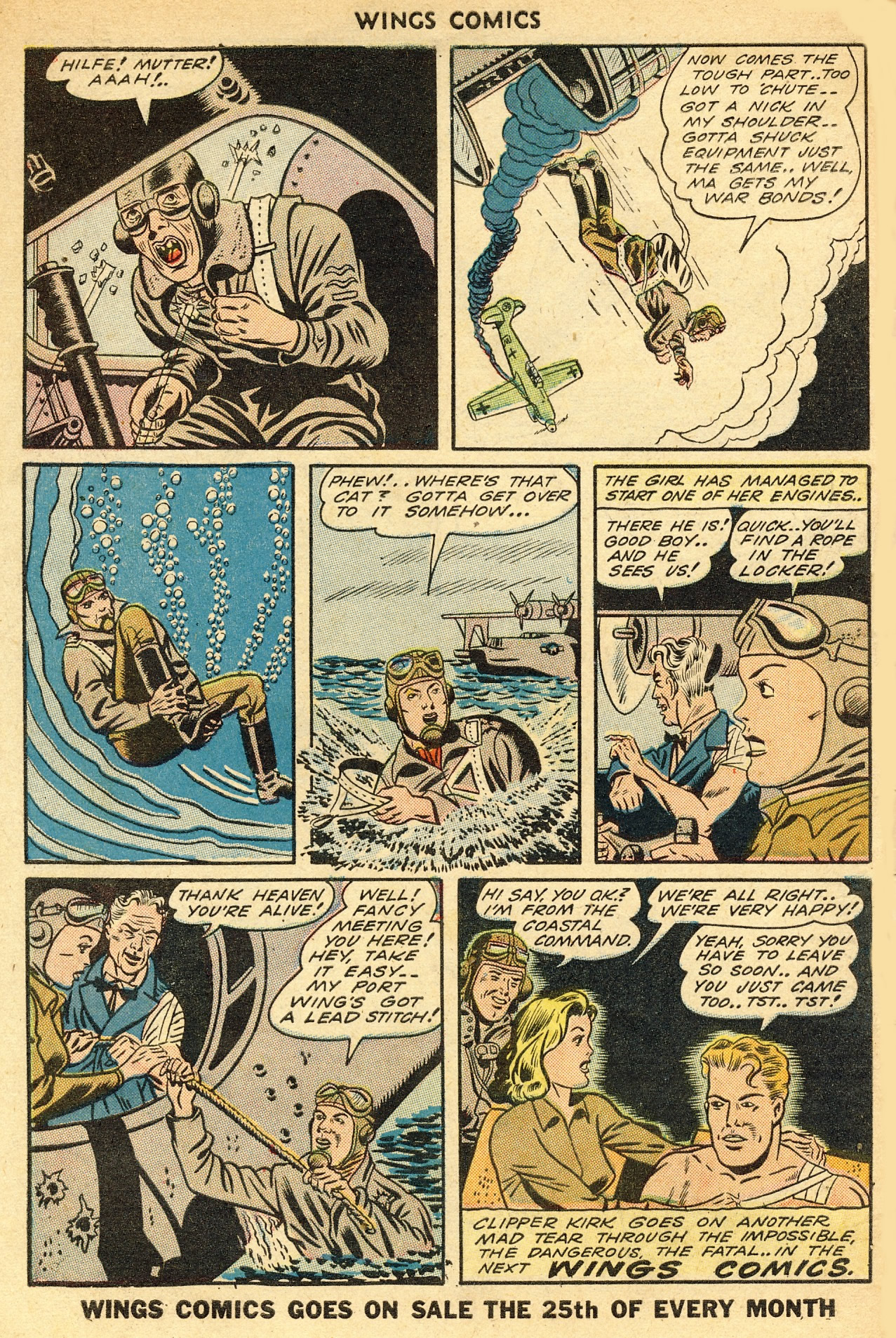 Read online Wings Comics comic -  Issue #46 - 50