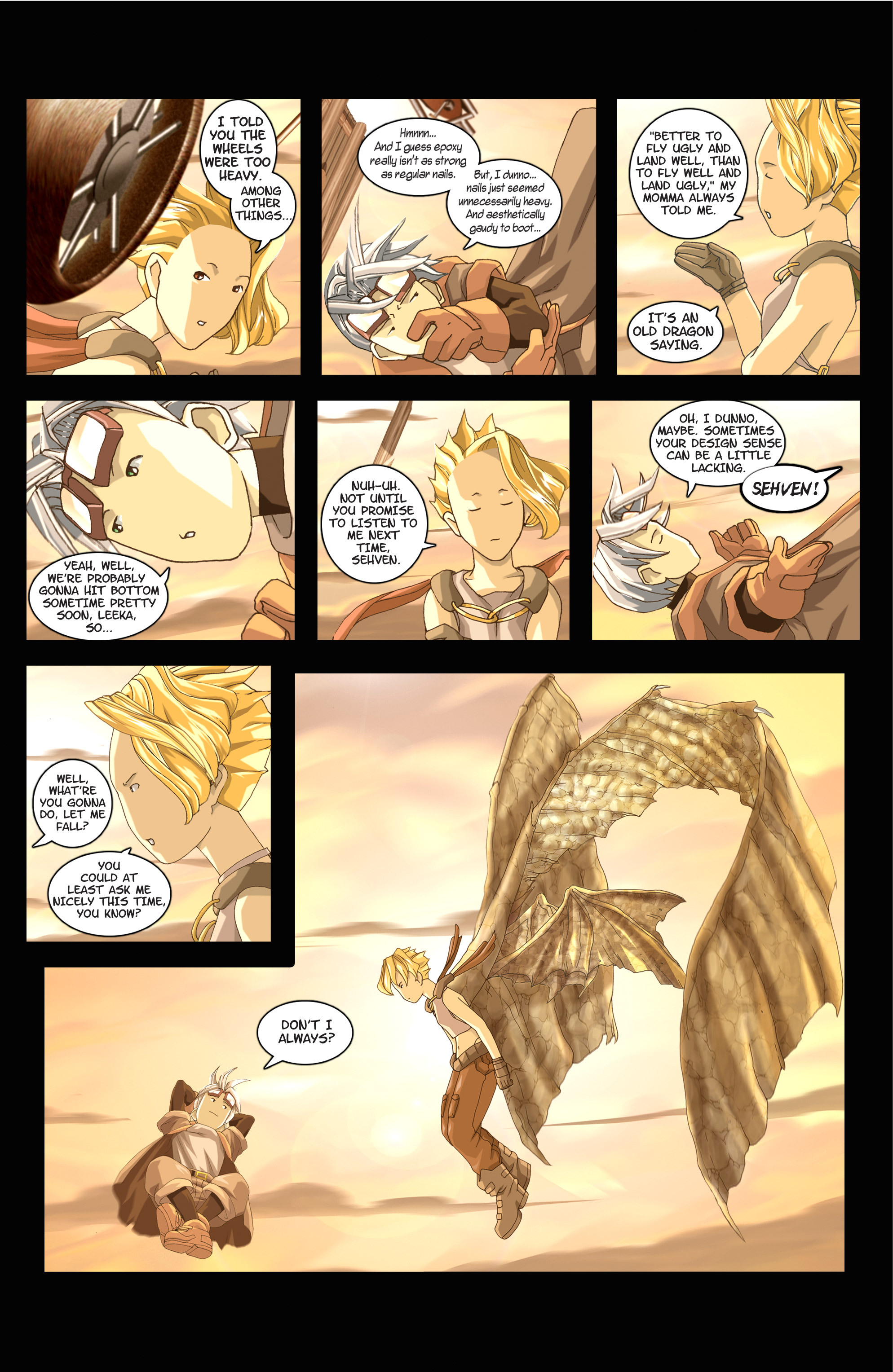 Read online Feather comic -  Issue #1 - 6
