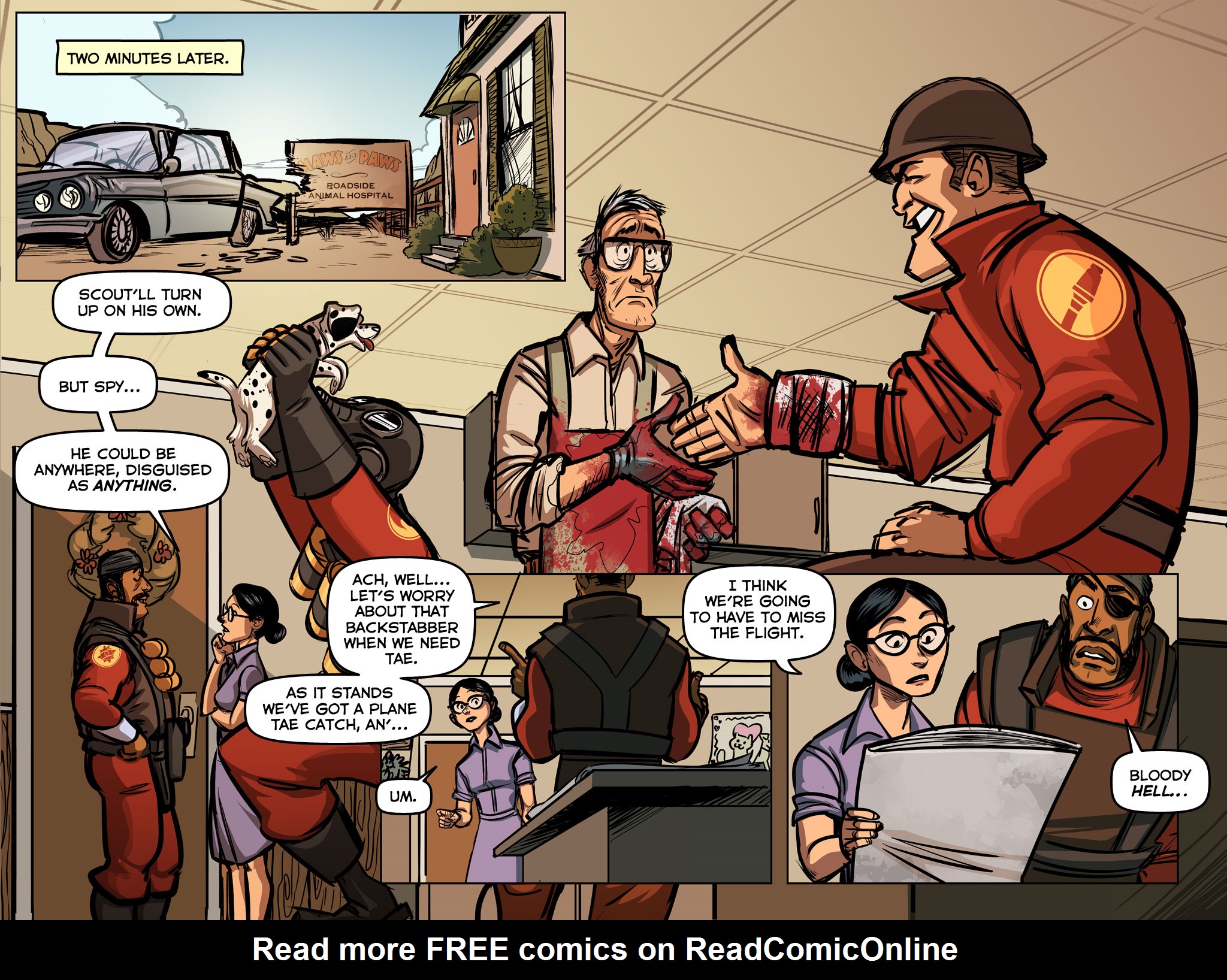 Read online Team Fortress 2 comic -  Issue #1 - 67